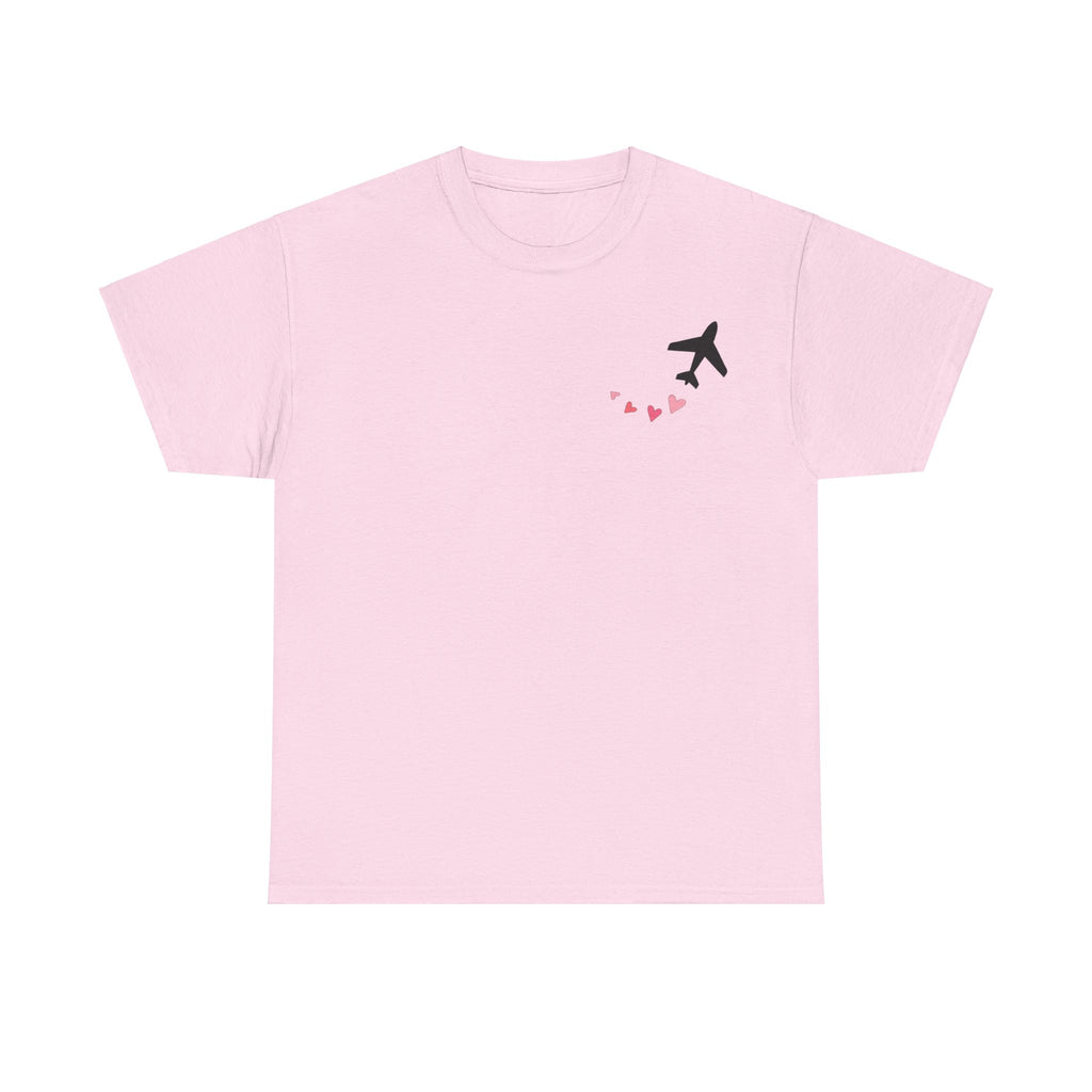 LOVE CHEMTRAILS. aviation t-shirt. pilots. love. hearts