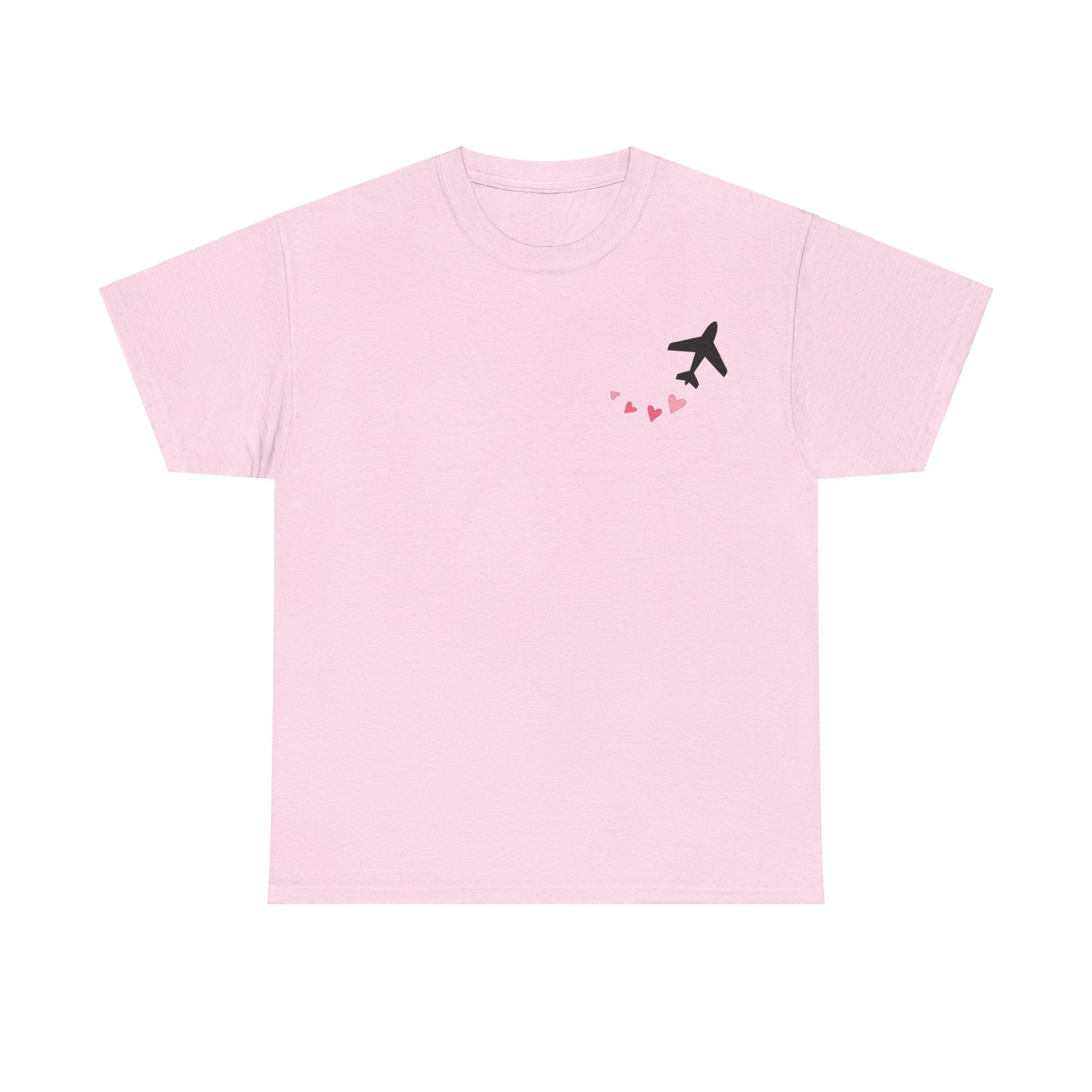 LOVE CHEMTRAILS. aviation t-shirt. pilots. love. hearts