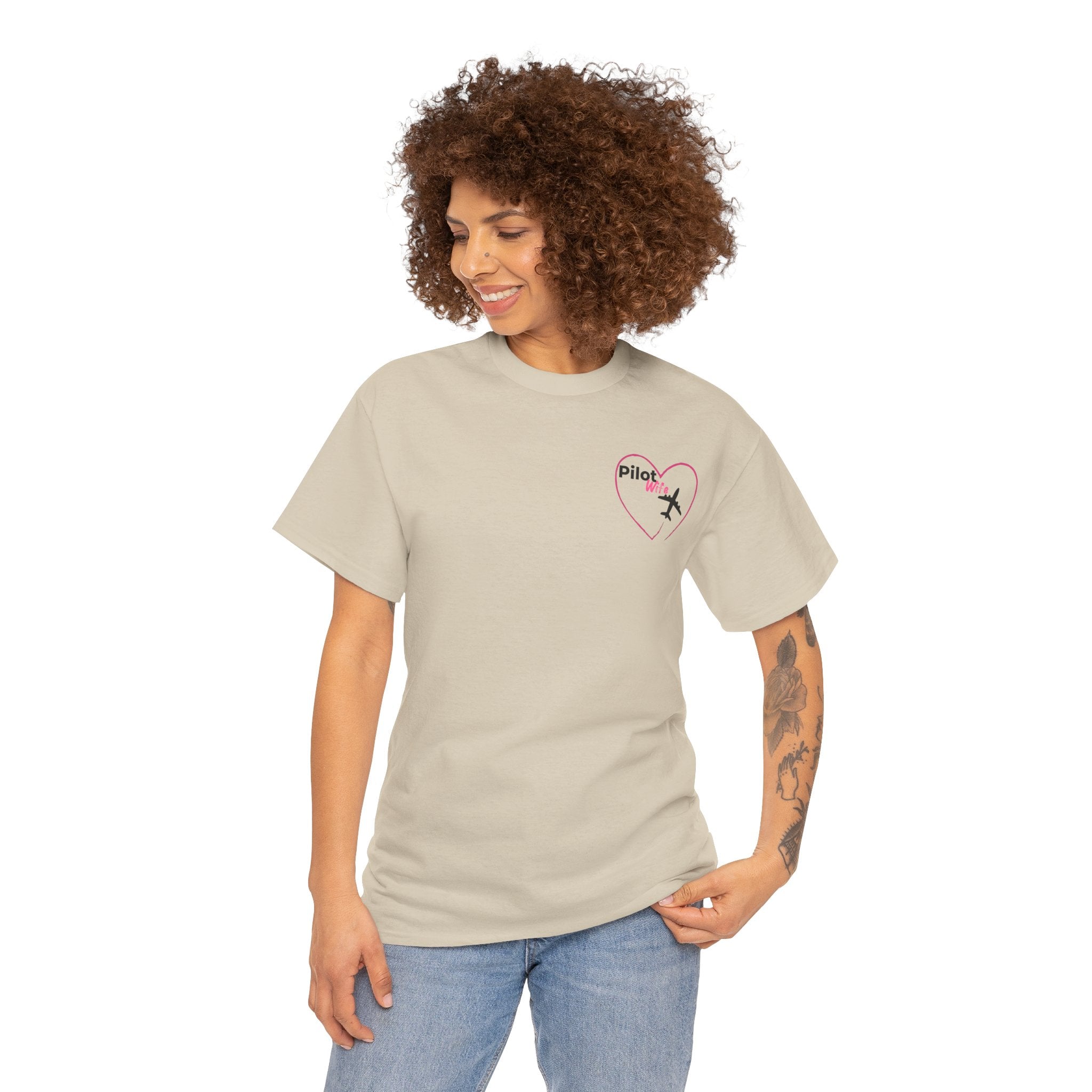 Pilot Wife t-shirt. pilots. gifts. for her. aviation. planes. pilot. anniversary.