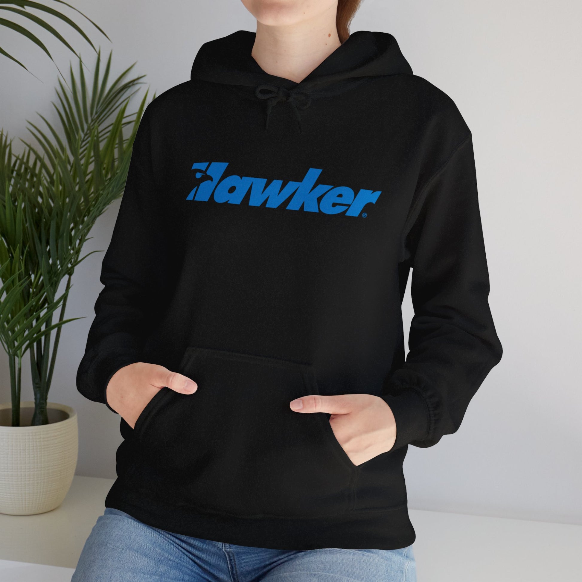 HAWKER AVIATION. HOODIE. gifts for pilots. aviation t-shirt. aviation hoodie. (logo)