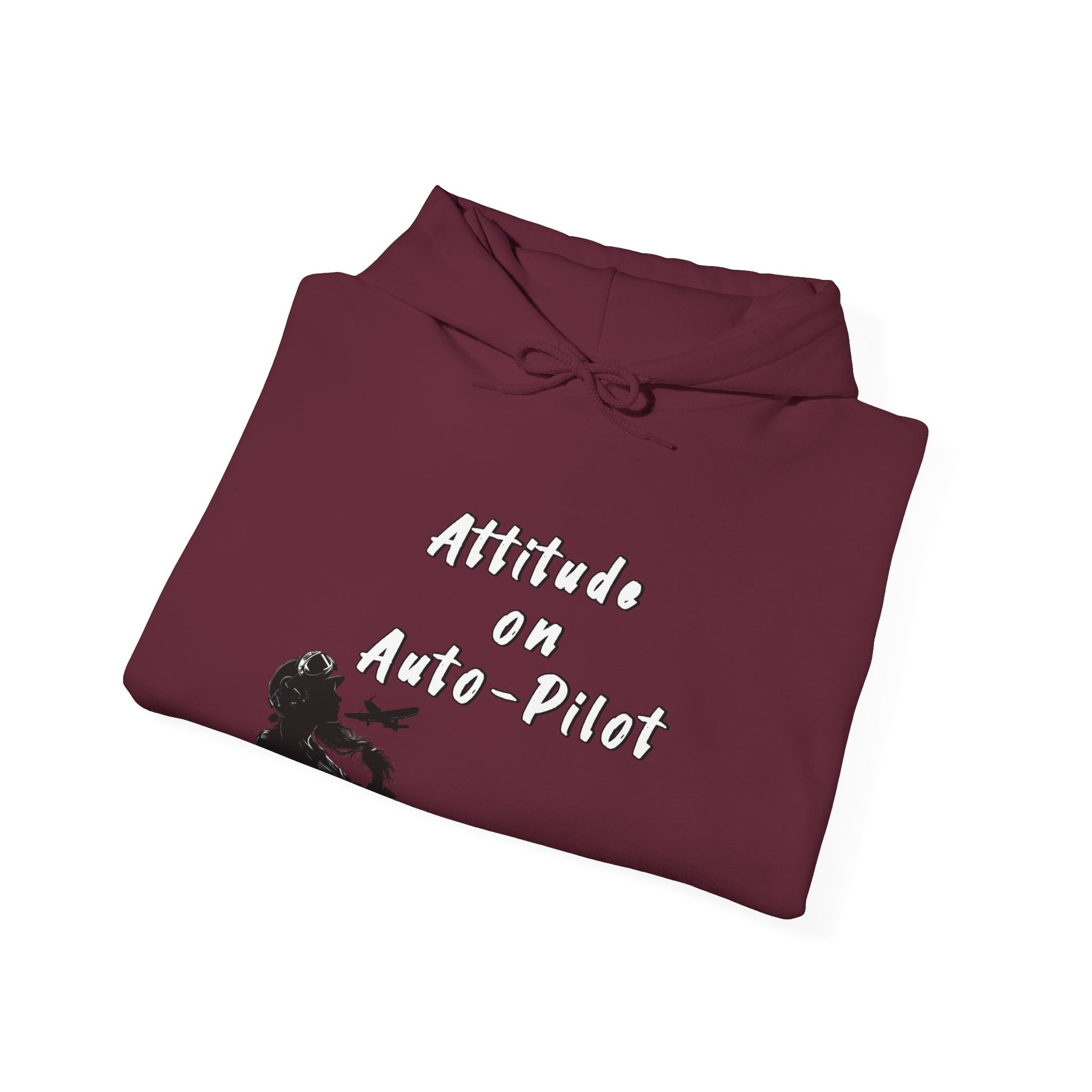 Female Pilot Hoodie. aviation. aviation gifts. gifts for pilots. attitude. graphic tee