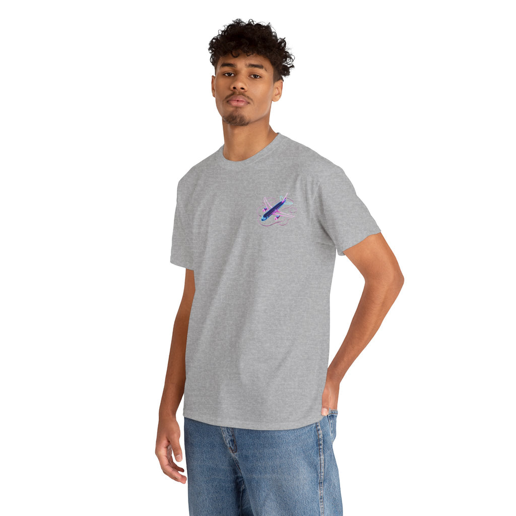 Neon Plane Quick Turns Tee