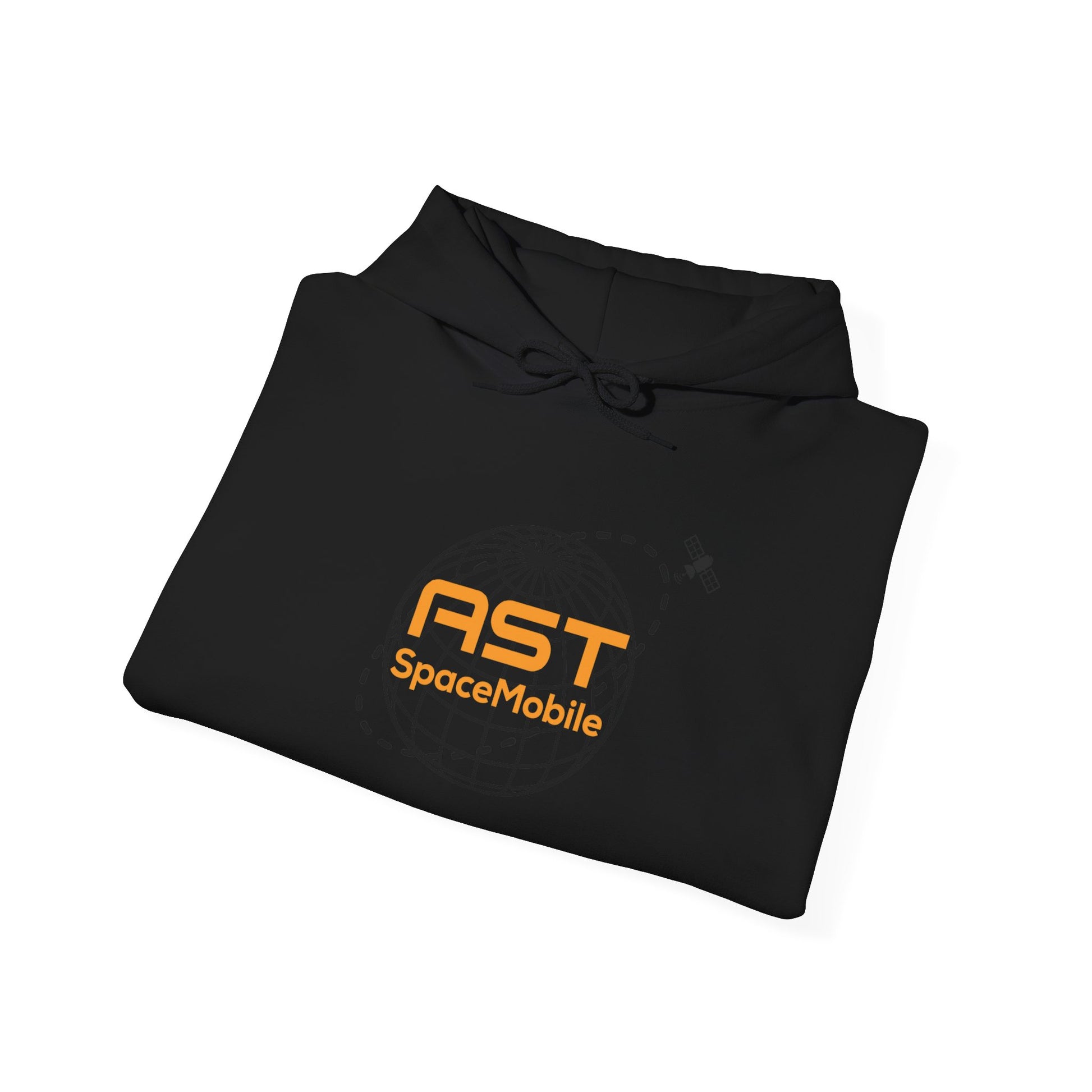 Globe Grid Hoodie - 'AST' Retro Orange Tech Logo