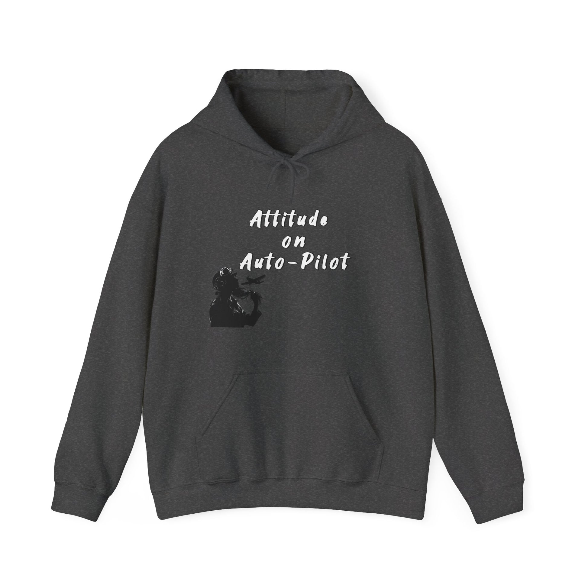 Female Pilot Hoodie. aviation. aviation gifts. gifts for pilots. attitude. graphic tee