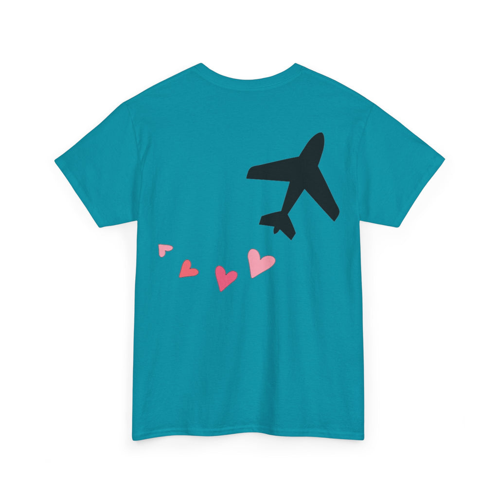 LOVE CHEMTRAILS. aviation t-shirt. pilots. love. hearts