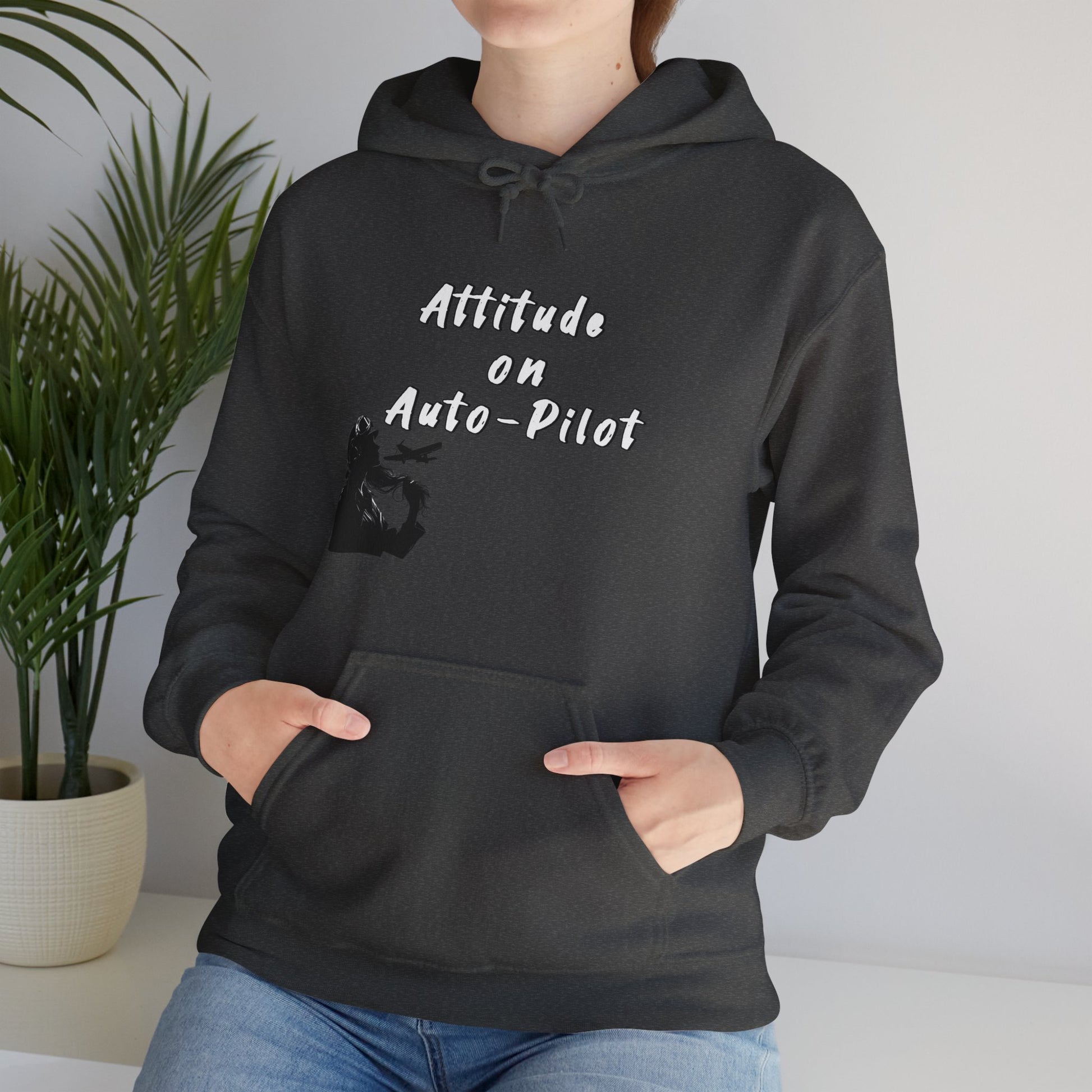 Female Pilot Hoodie. aviation. aviation gifts. gifts for pilots. attitude. graphic tee