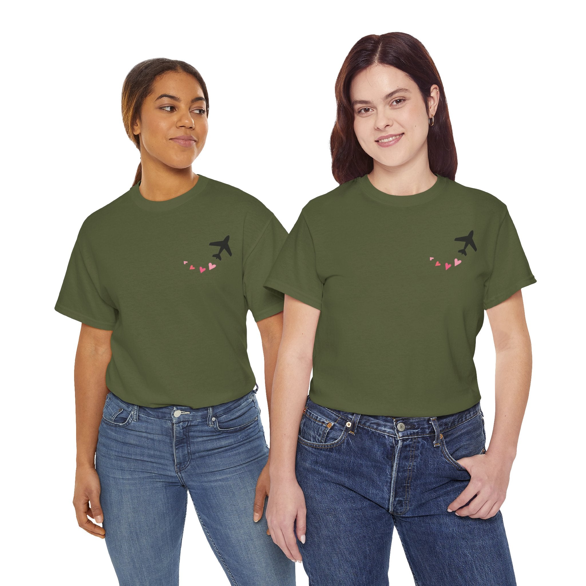 LOVE CHEMTRAILS. aviation t-shirt. pilots. love. hearts