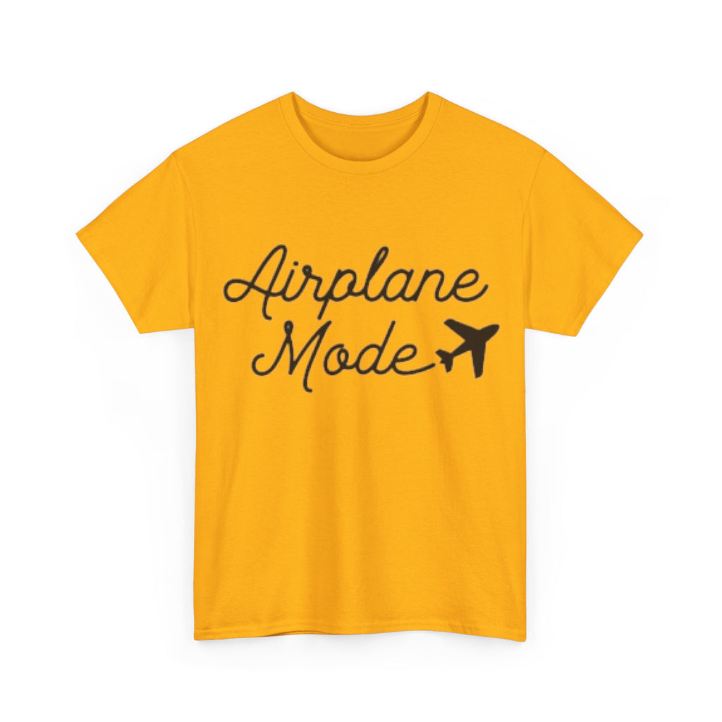 Airplane Mode Aviation Graphic Tee. gift for pilots. flight attendant. aviation lovers.