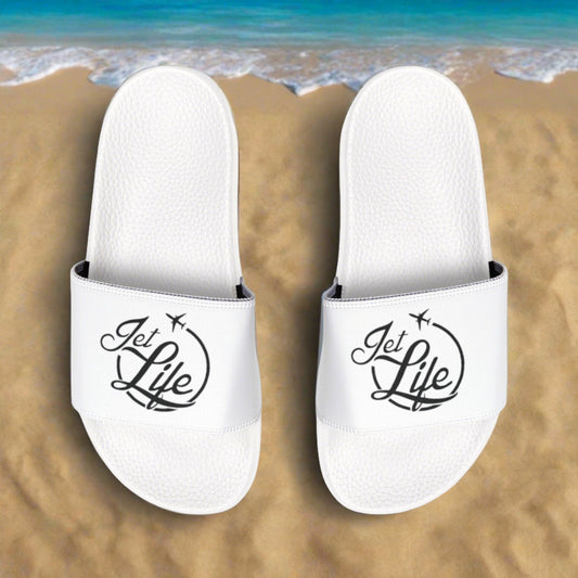 Jet Life sandals. unisex sandals. aviation. pilots. flight attendant. gift.