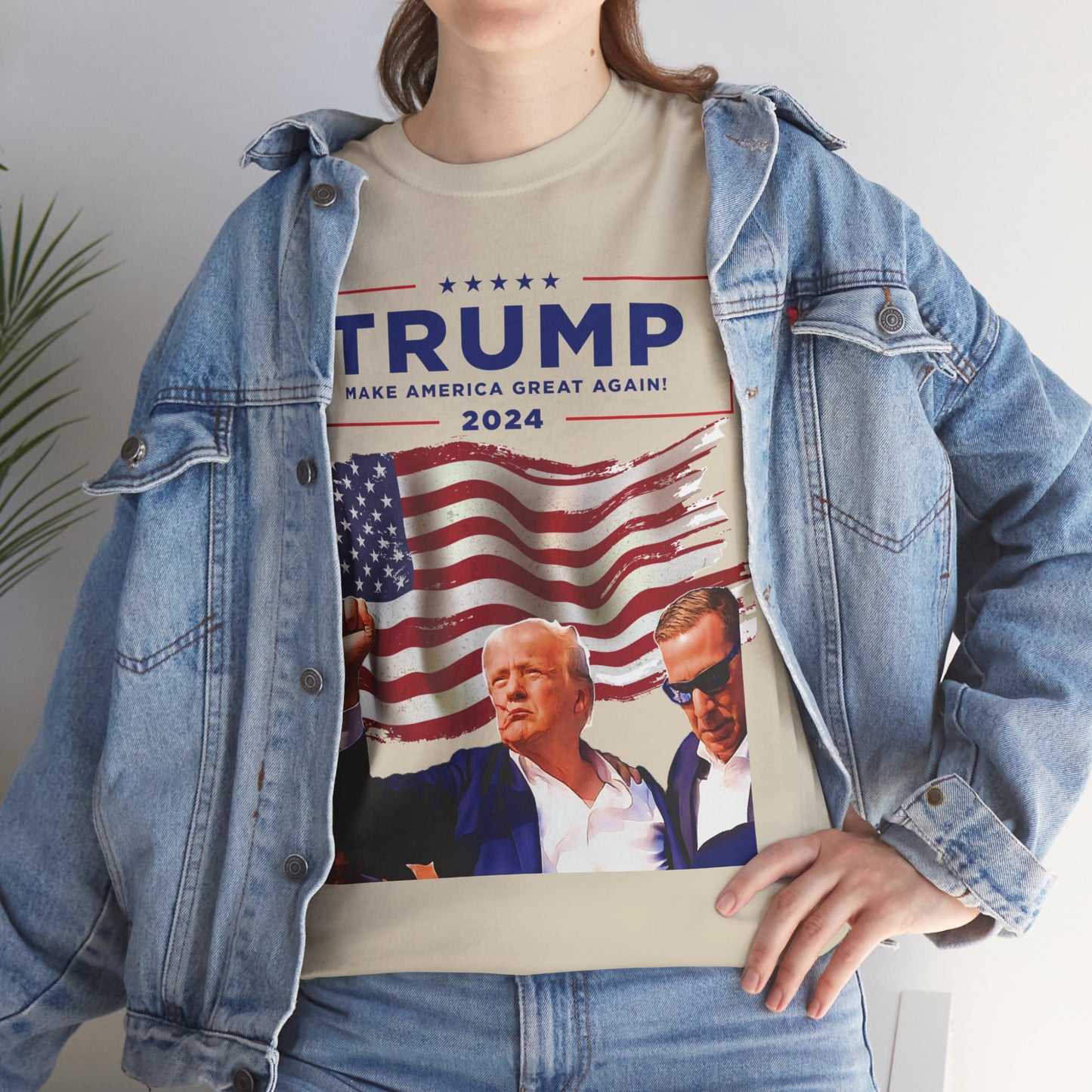 TRUMP Survival 2024 graphic tee. trump 2024. political humor. politics. gifts for him. gifts for patriots.