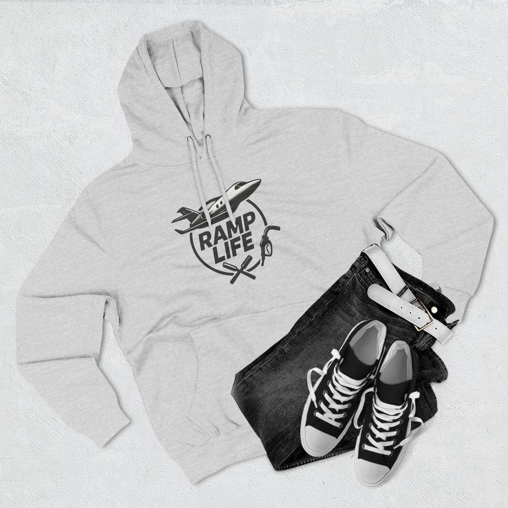 Ramp Life airplane logo Hoodie | aviation pilot Inspired design