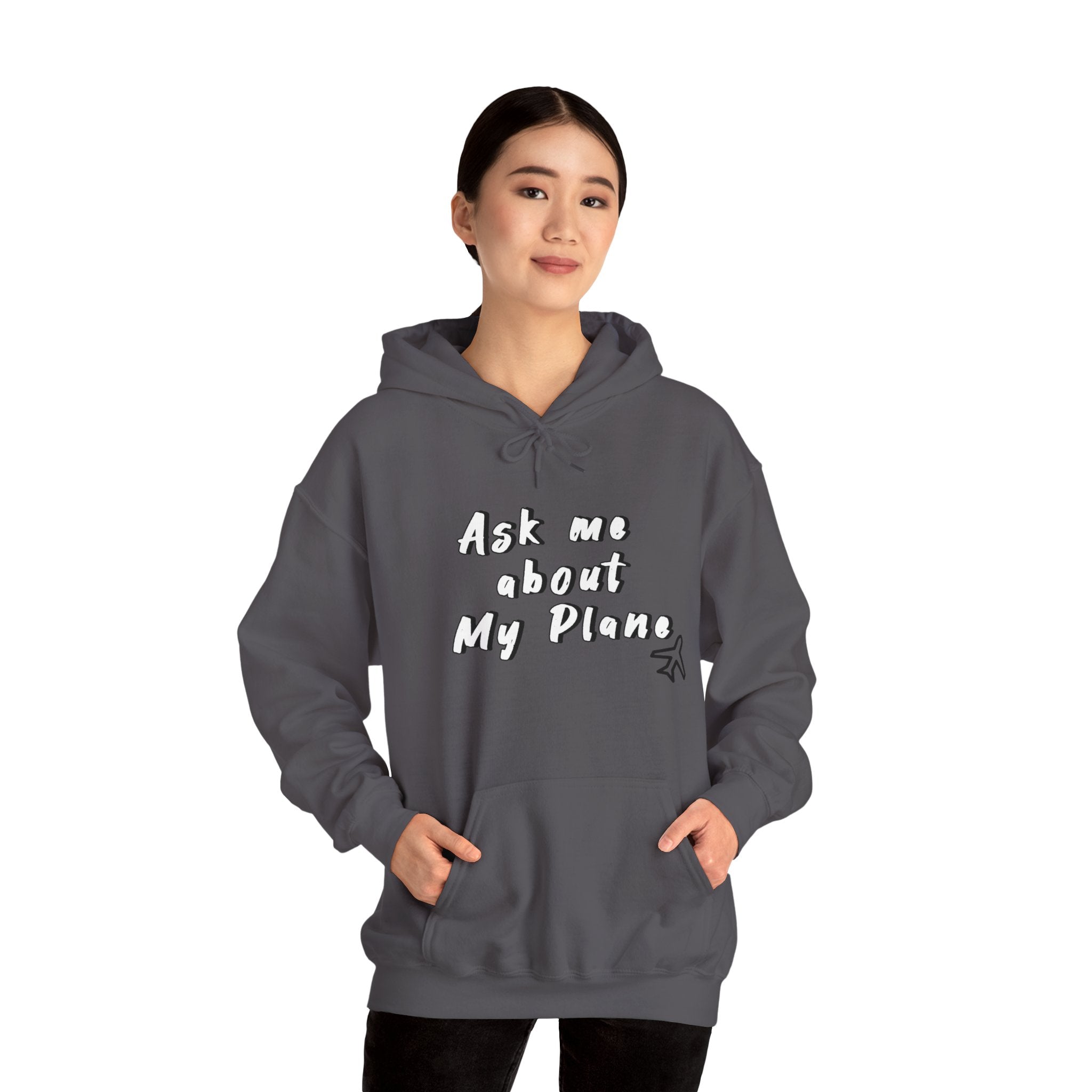 Hoodie For Pilots. Ask me about My Plane!. gift for pilots. aviation. aviation gifts. graphic design