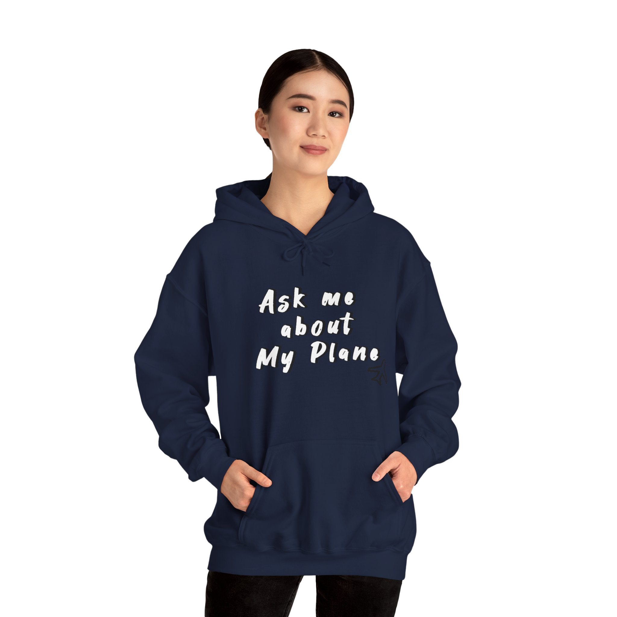 Hoodie For Pilots. Ask me about My Plane!. gift for pilots. aviation. aviation gifts. graphic design