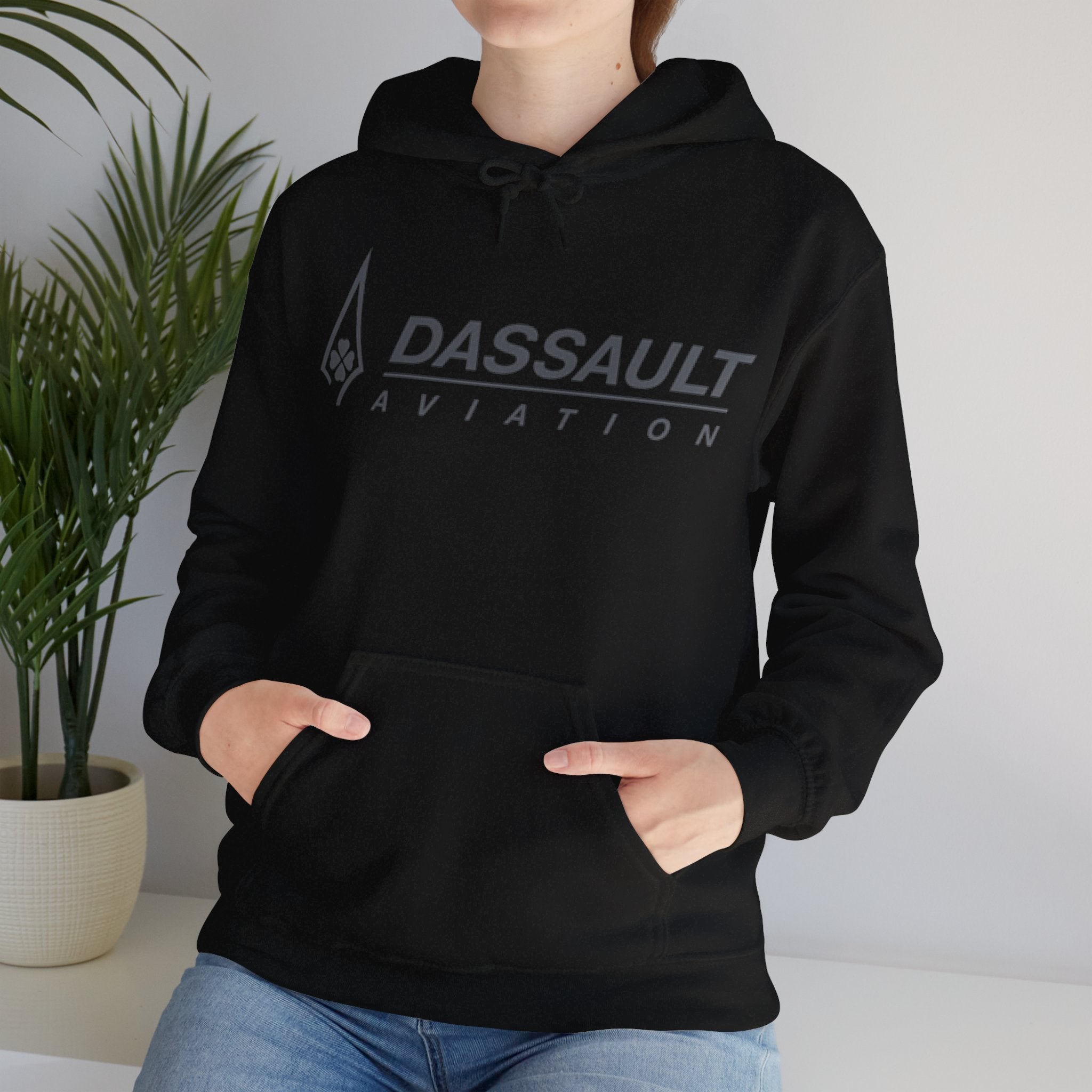 Dassault aviation hoodie. aviation. pilots hoodie. (logo)
