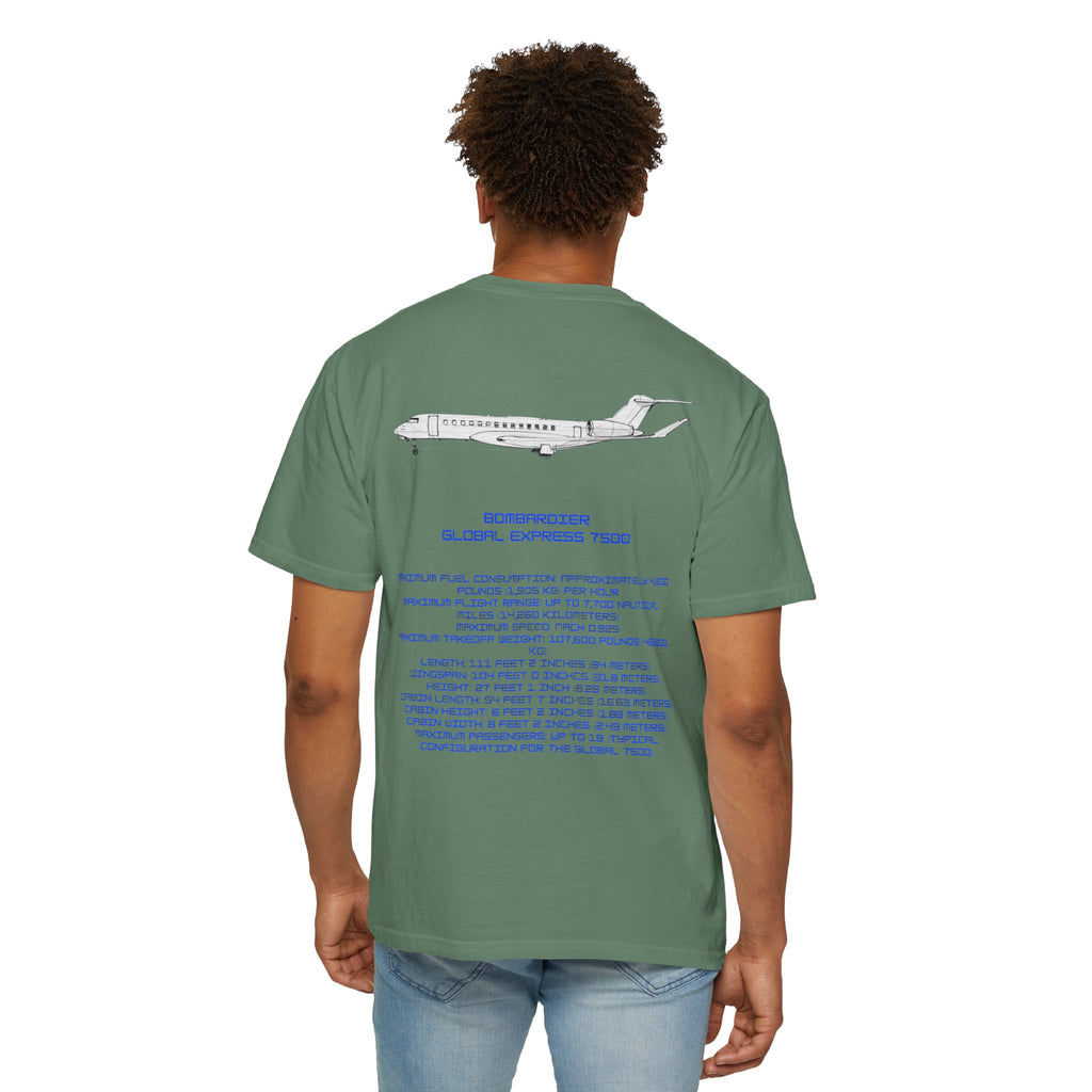 Global 7500 T-shirt. aviation. gift. pilot. jets. mens gifts. gifts for her