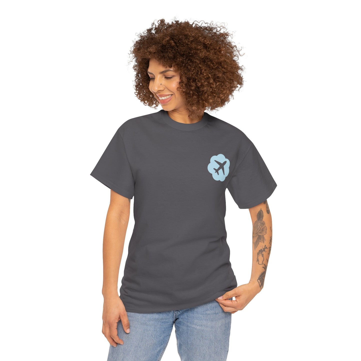 CLOUDY SKIES. quickturns. t-shirt. pilots. aviation. gifts. aviation t-shirt.