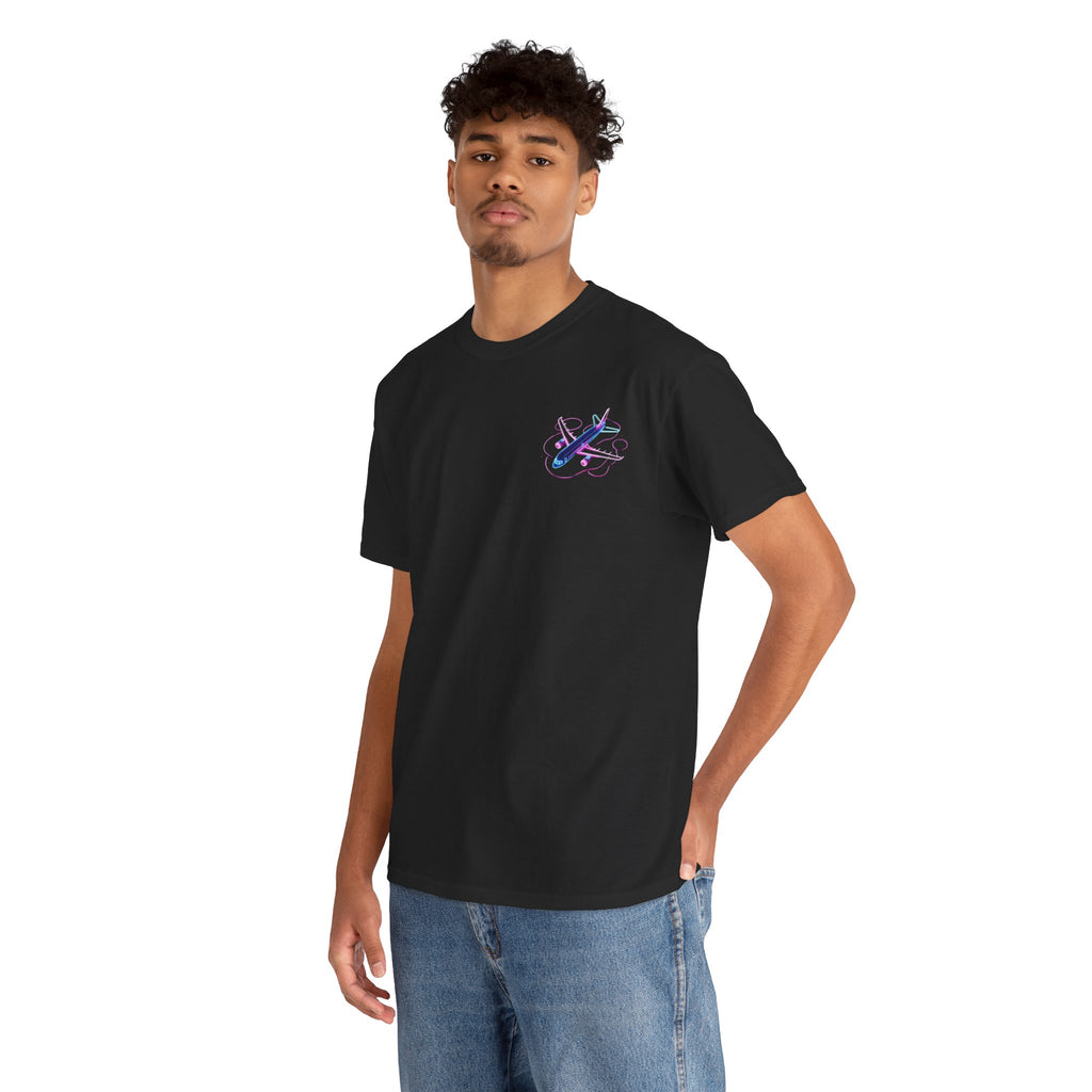 Neon Plane Quick Turns Tee
