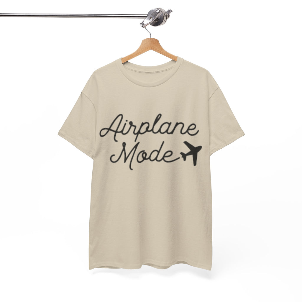 Airplane Mode Aviation Graphic Tee. gift for pilots. flight attendant. aviation lovers.