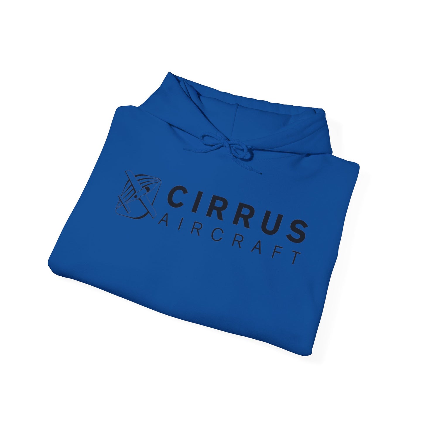 CIRRUS AIRCRAFT HOODIE. aviation gift for pilots. graphic design. (logo)