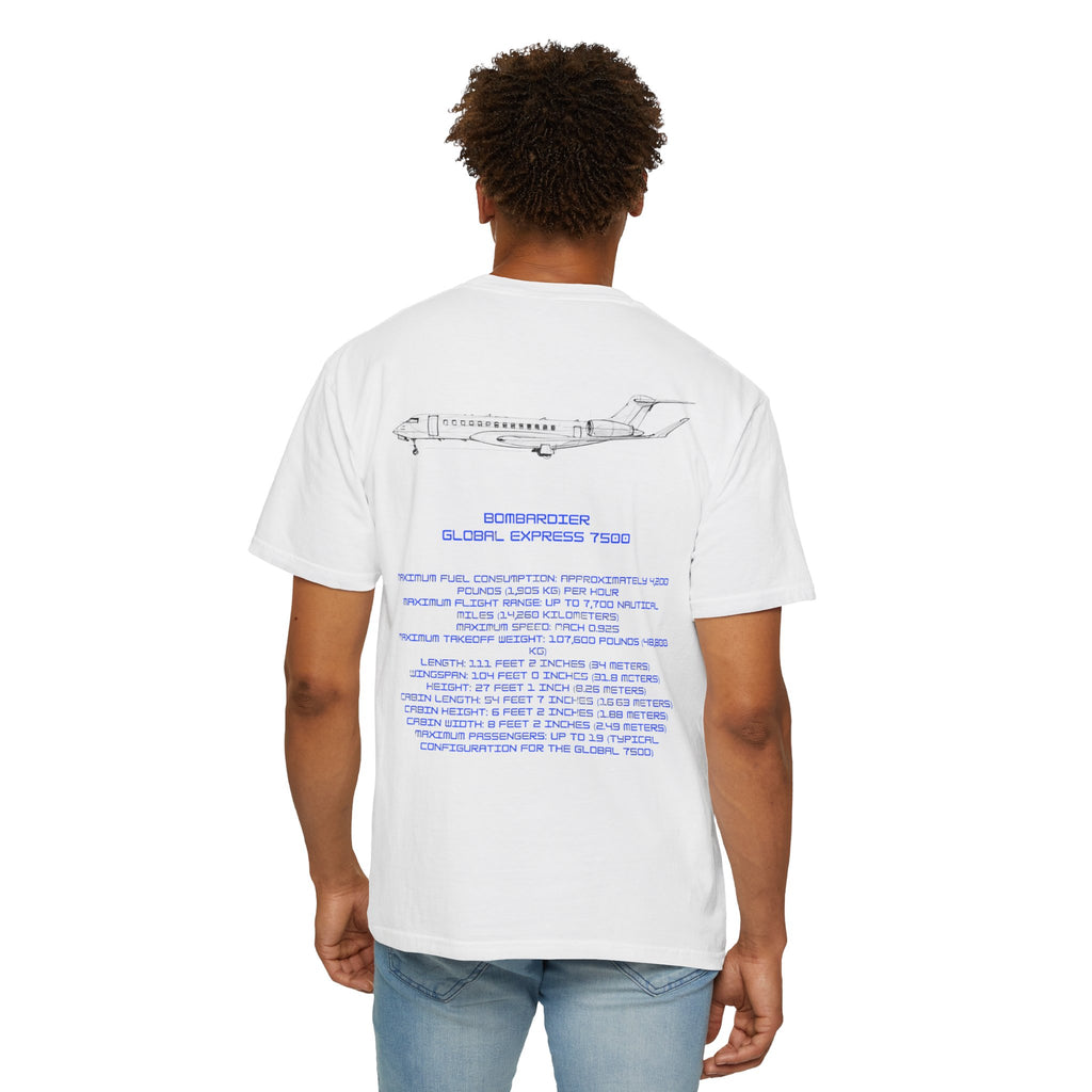 Global 7500 T-shirt. aviation. gift. pilot. jets. mens gifts. gifts for her