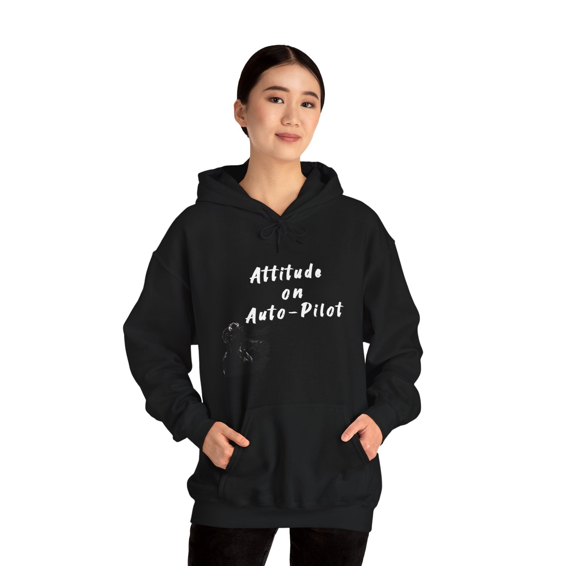 Female Pilot Hoodie. aviation. aviation gifts. gifts for pilots. attitude. graphic tee
