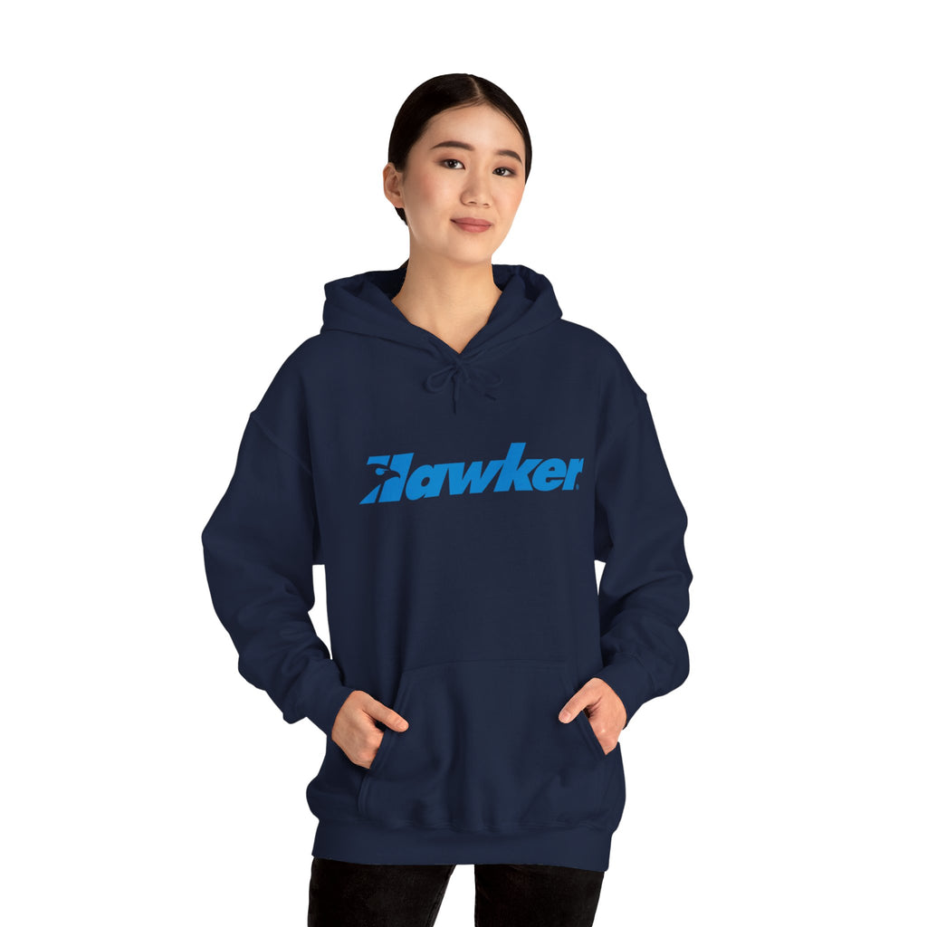 HAWKER AVIATION. HOODIE. gifts for pilots. aviation t-shirt. aviation hoodie. (logo)