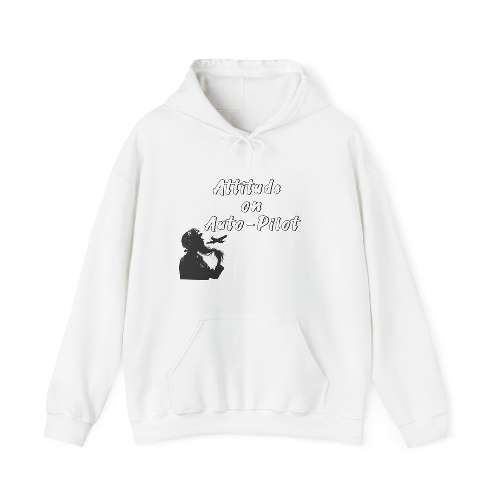 Female Pilot Hoodie. aviation. aviation gifts. gifts for pilots. attitude. graphic tee
