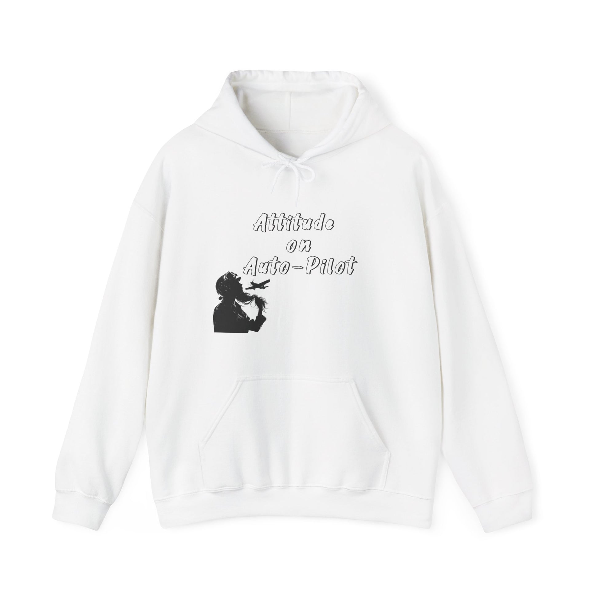 Female Pilot Hoodie. aviation. aviation gifts. gifts for pilots. attitude. graphic tee