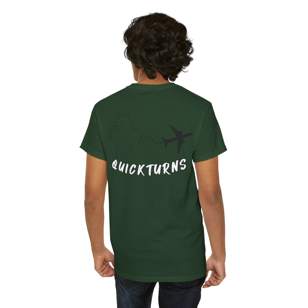 FORECAST. QUICKTURNS. aviation t-shirt. graphic tee. gifts. pilots. planes