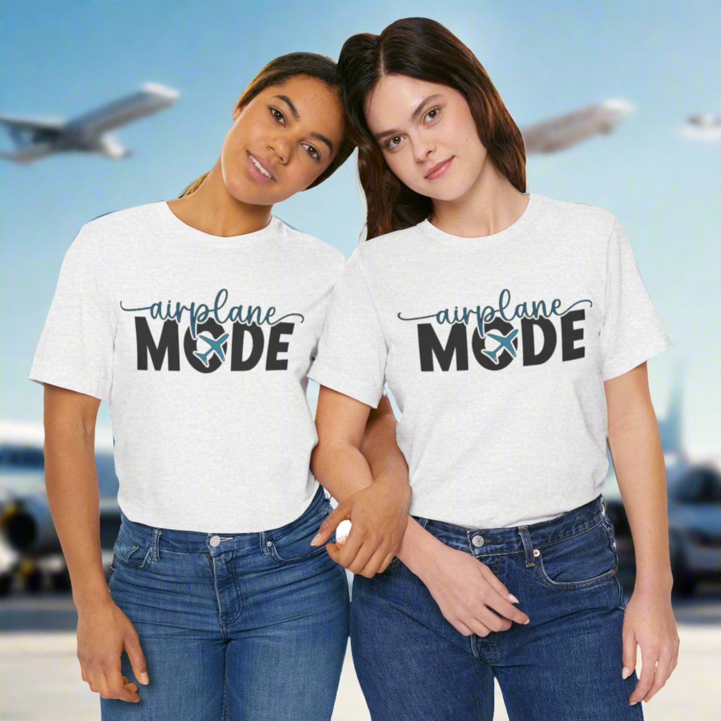 Airplane Mode Aviation Tee. gift for pilots. aviation lovers