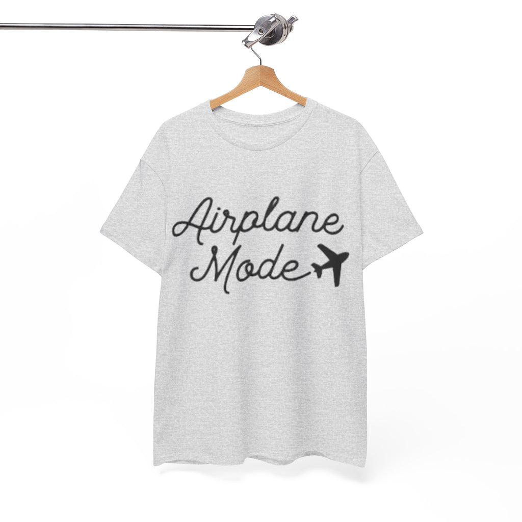 Airplane Mode Aviation Graphic Tee. gift for pilots. flight attendant. aviation lovers.