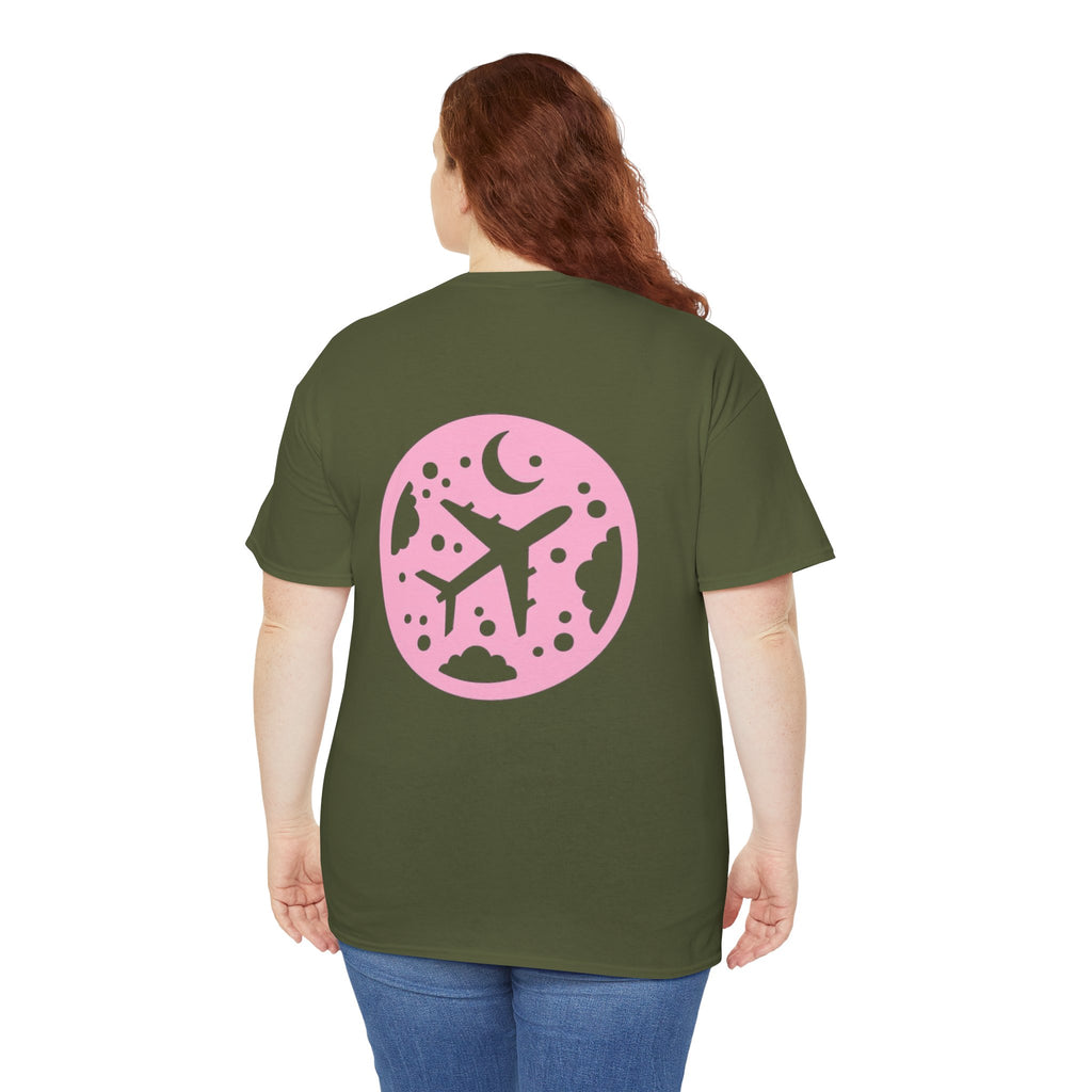starry night. aviation. t-shirt. planes. sky. pilots. gifts