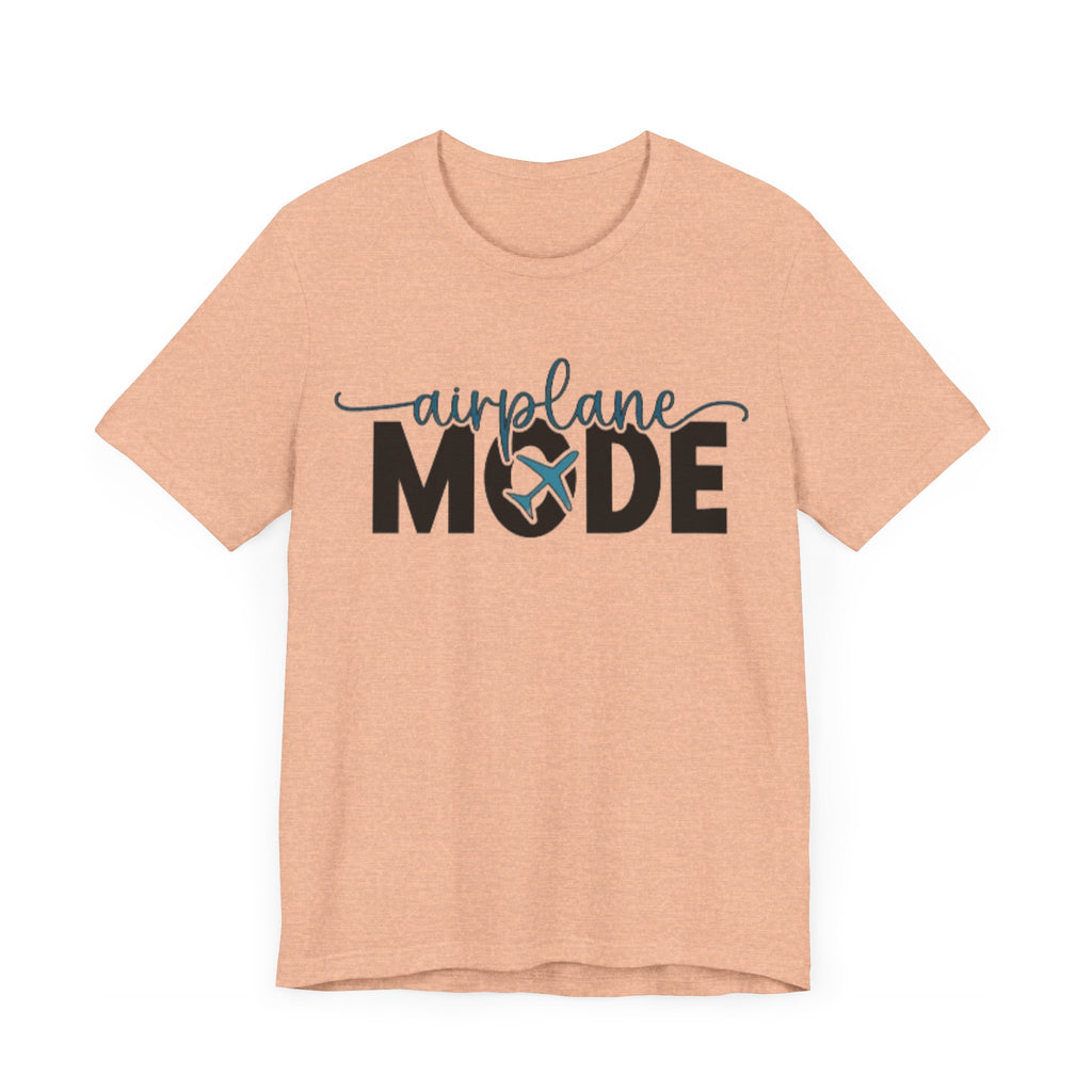 Airplane Mode Aviation Tee. gift for pilots. aviation lovers