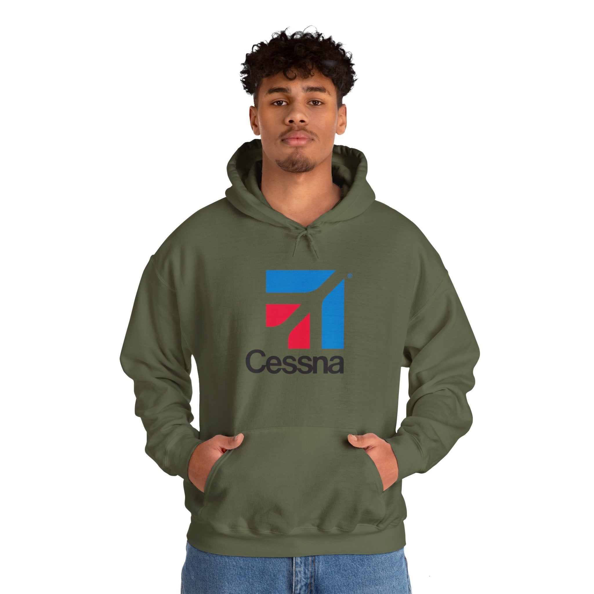 CESSNA HOODIE. aviation t-shirt. aviation hoodie. gifts for pilots. (logo)