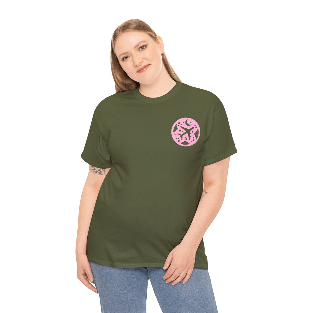 starry night. aviation. t-shirt. planes. sky. pilots. gifts