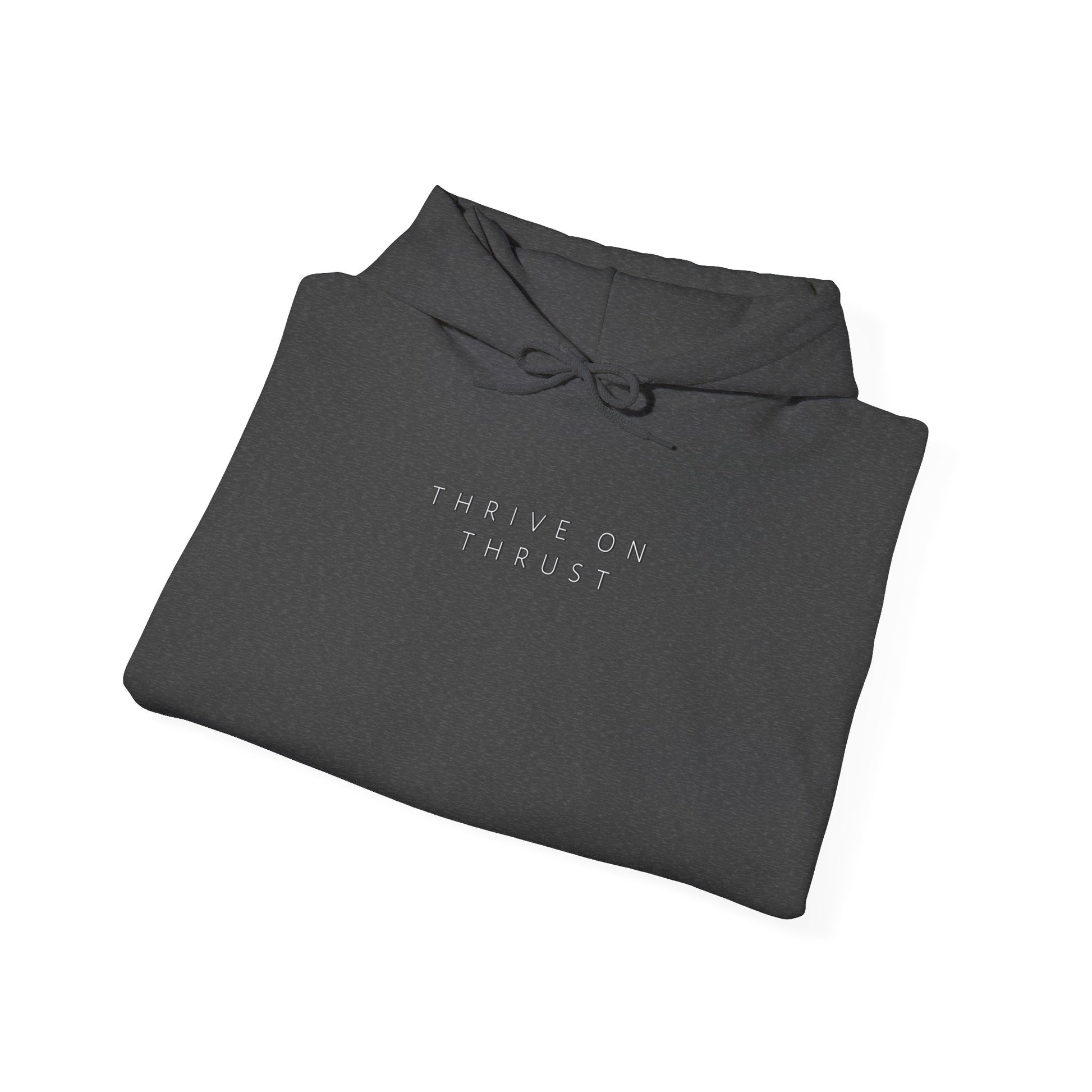 Thrive on Thrust. aviation. gifts for pilots. pilots. planes. gift aviation. graphic hoodie