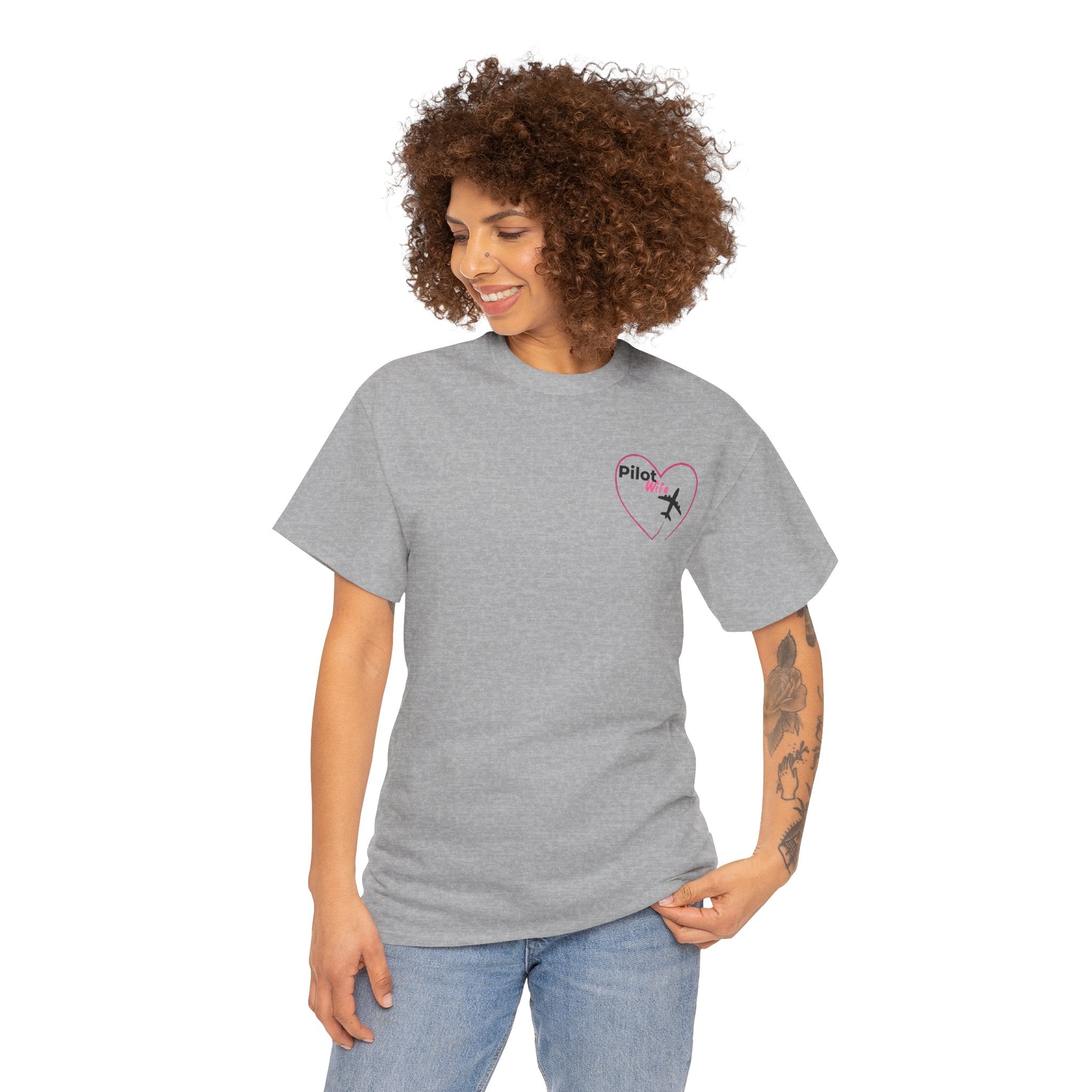 Pilot Wife t-shirt. pilots. gifts. for her. aviation. planes. pilot. anniversary.