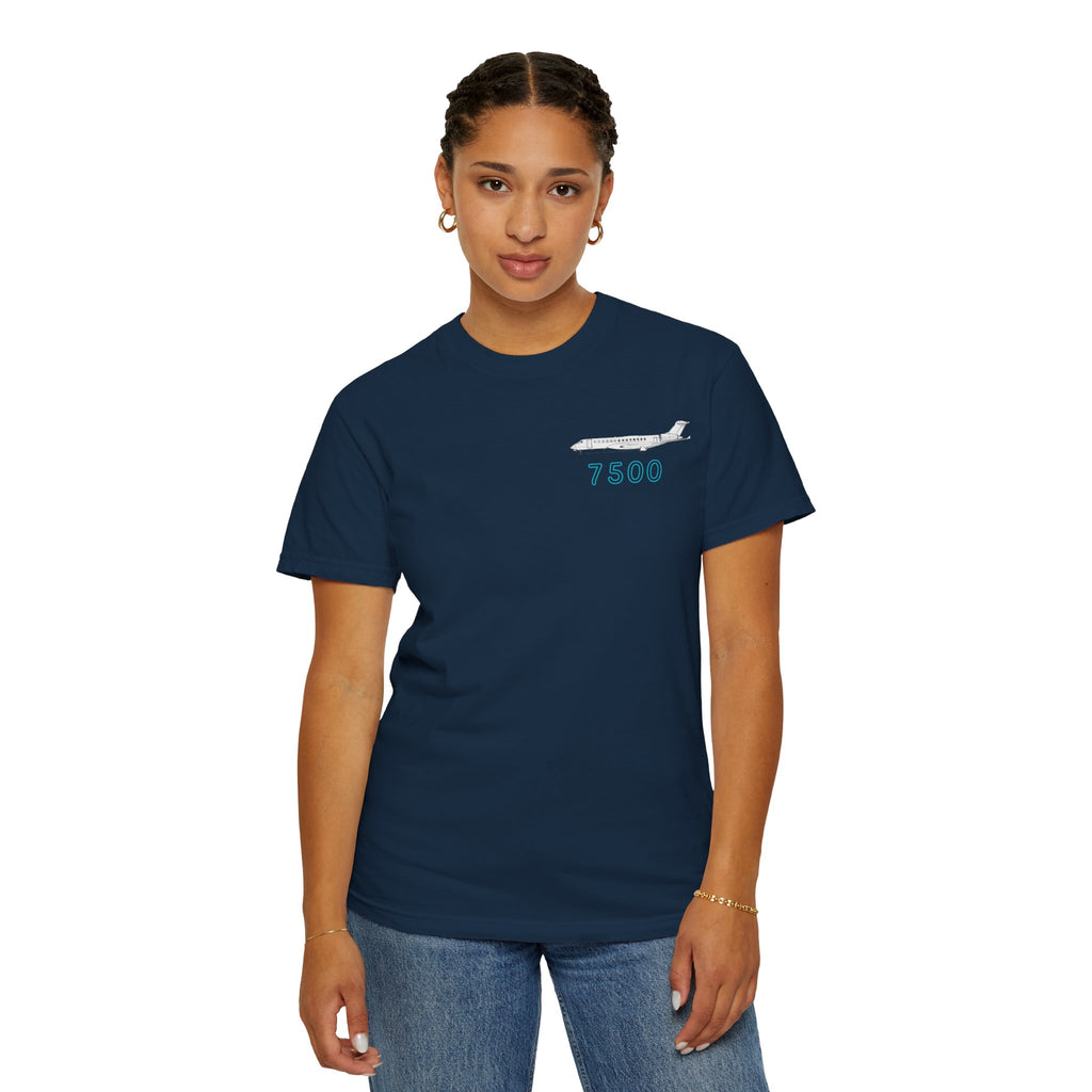 Global 7500 T-shirt. aviation. gift. pilot. jets. mens gifts. gifts for her