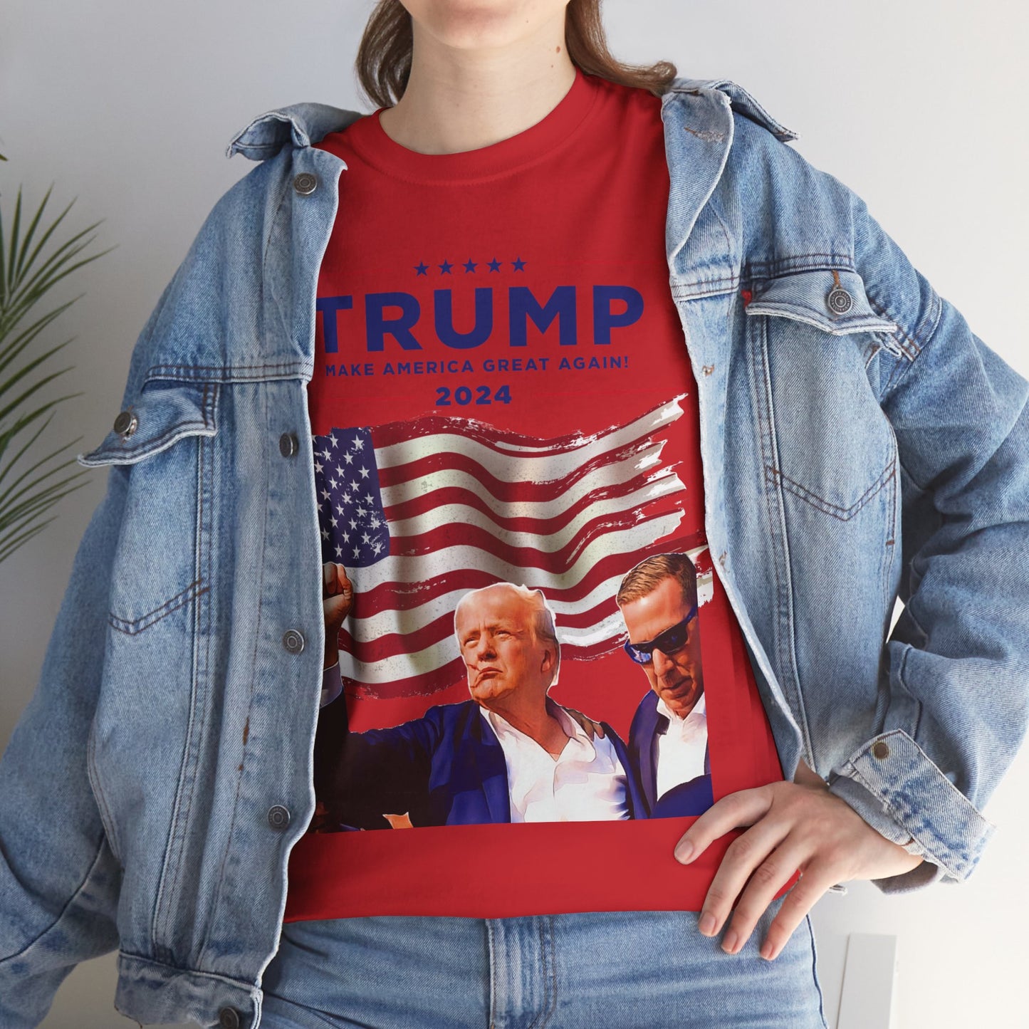 TRUMP Survival 2024 graphic tee. trump 2024. political humor. politics. gifts for him. gifts for patriots.