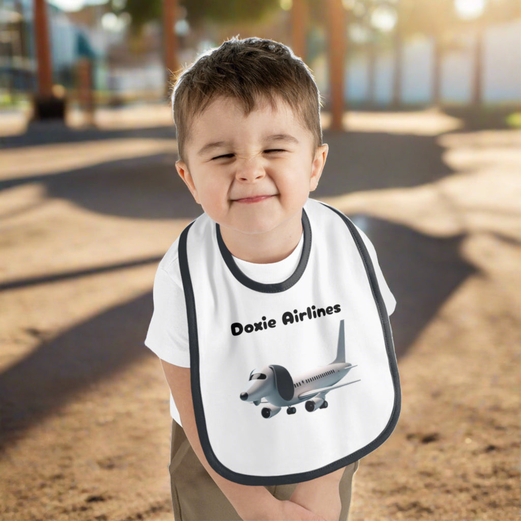 Doxie airlines Baby bibs