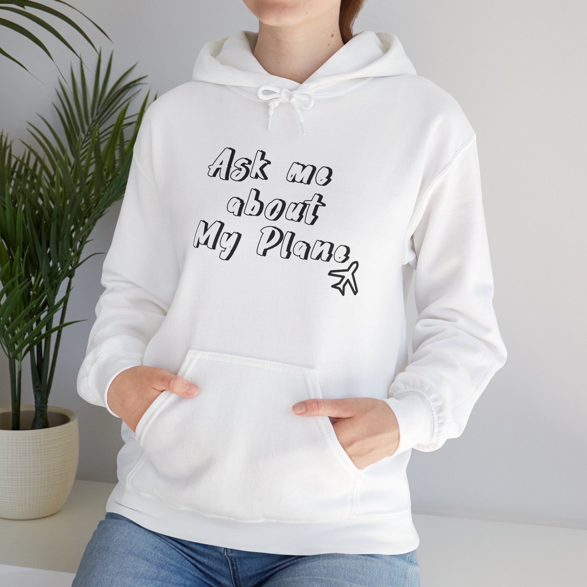 Hoodie For Pilots. Ask me about My Plane!. gift for pilots. aviation. aviation gifts. graphic design