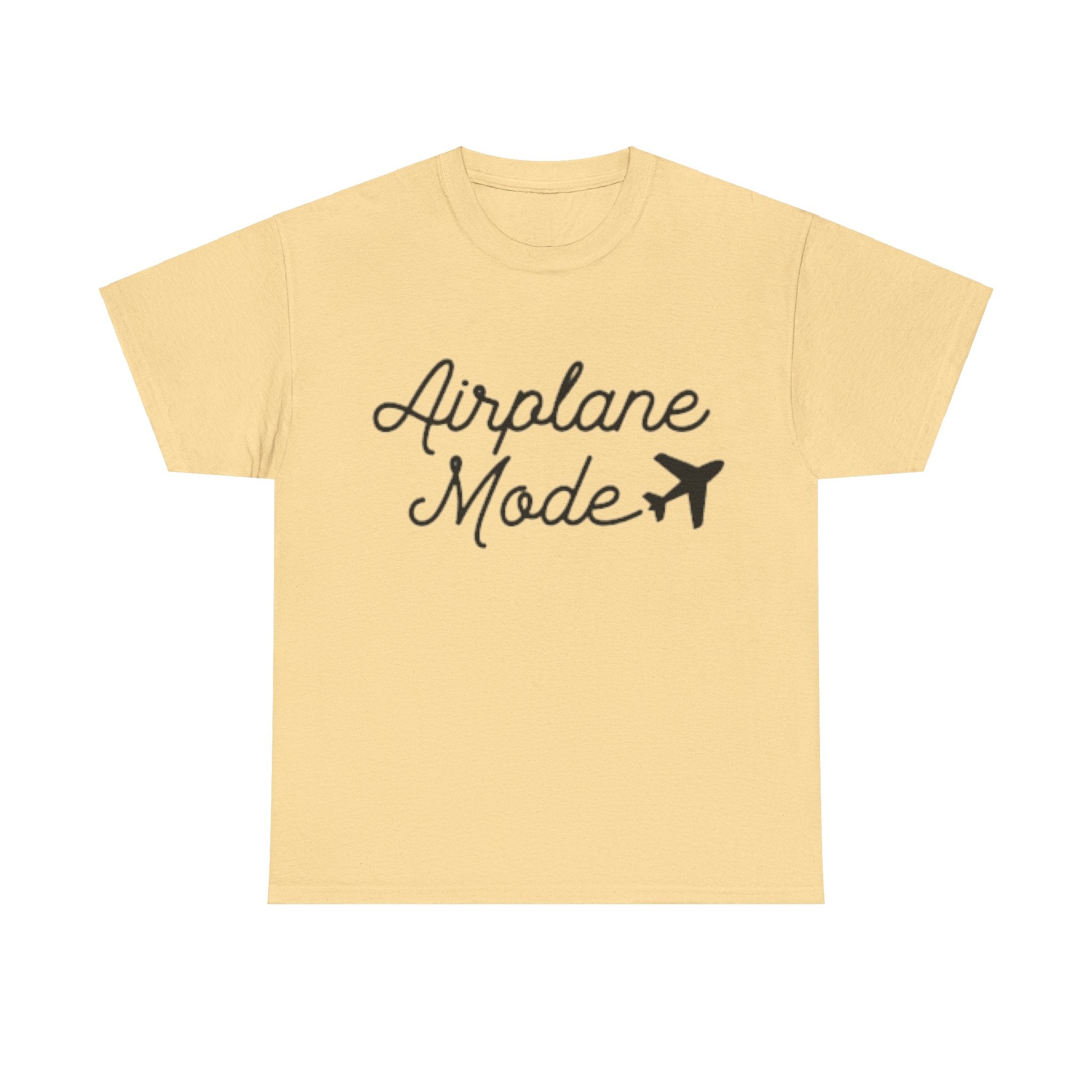 Airplane Mode Aviation Graphic Tee. gift for pilots. flight attendant. aviation lovers.
