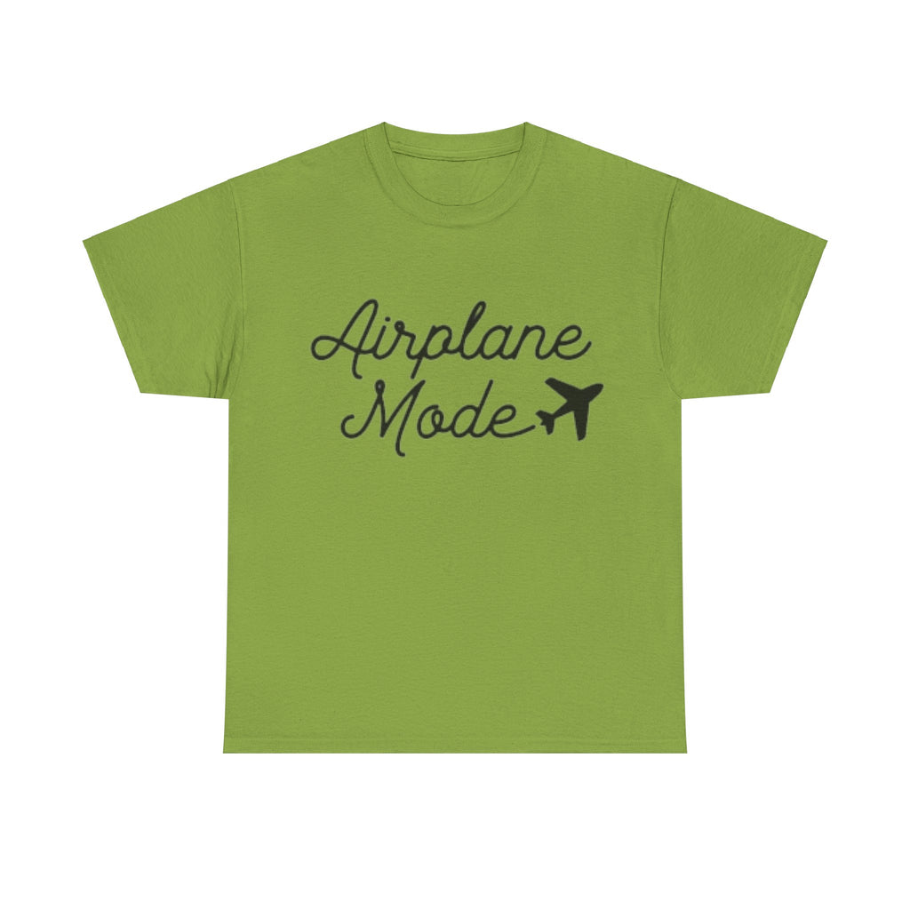 Airplane Mode Aviation Graphic Tee. gift for pilots. flight attendant. aviation lovers.