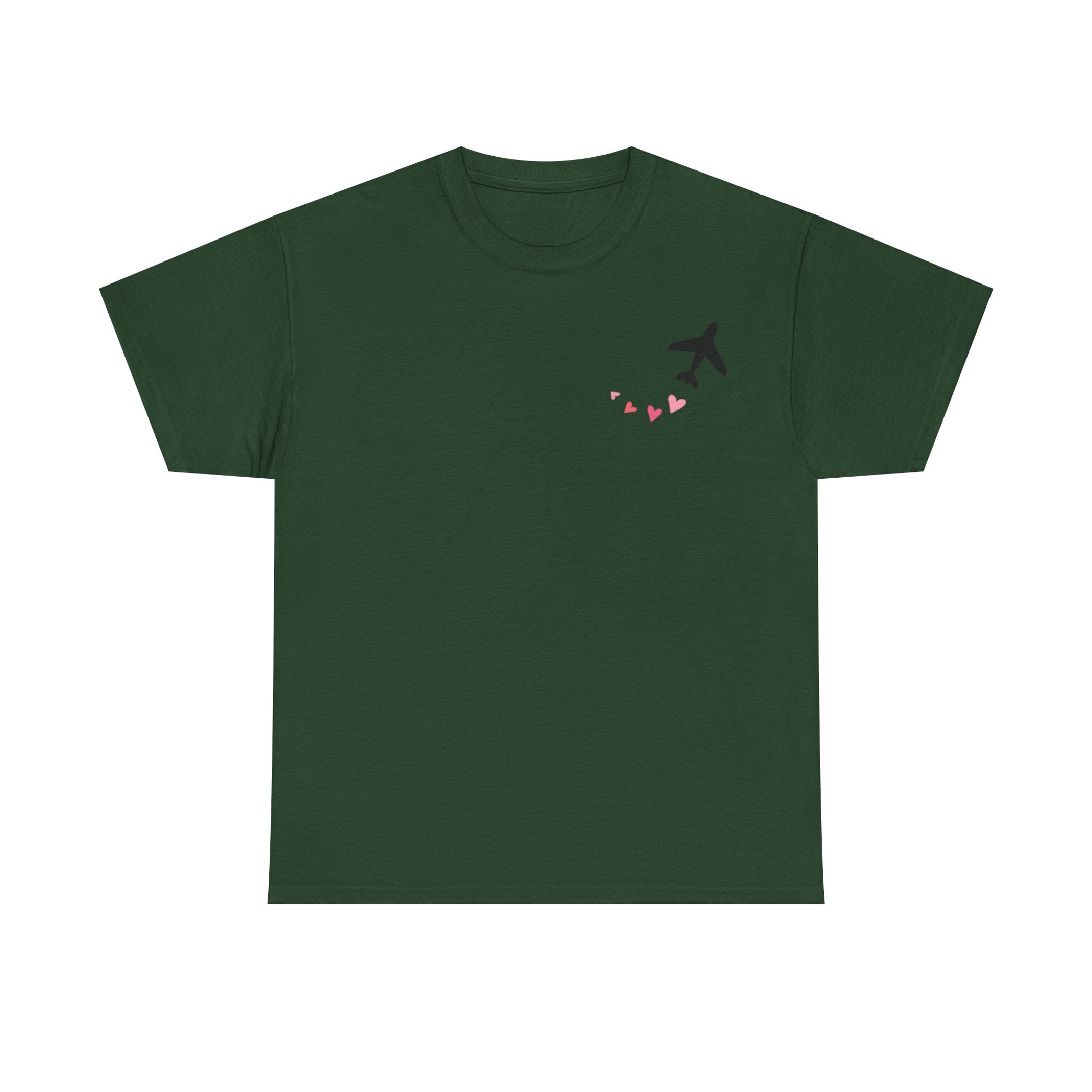 LOVE CHEMTRAILS. aviation t-shirt. pilots. love. hearts