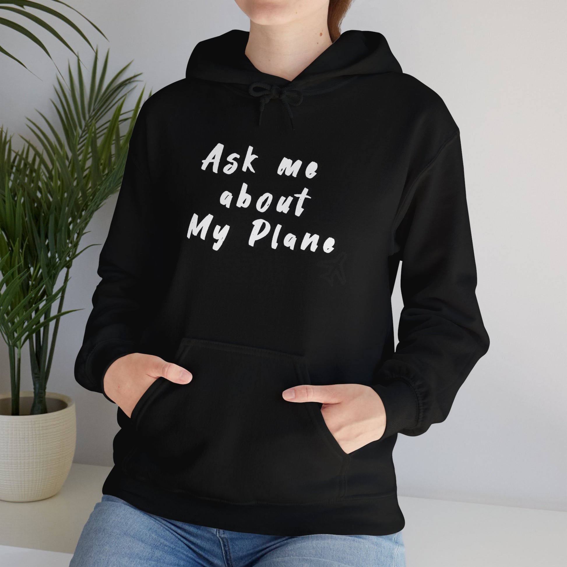 Hoodie For Pilots. Ask me about My Plane!. gift for pilots. aviation. aviation gifts. graphic design