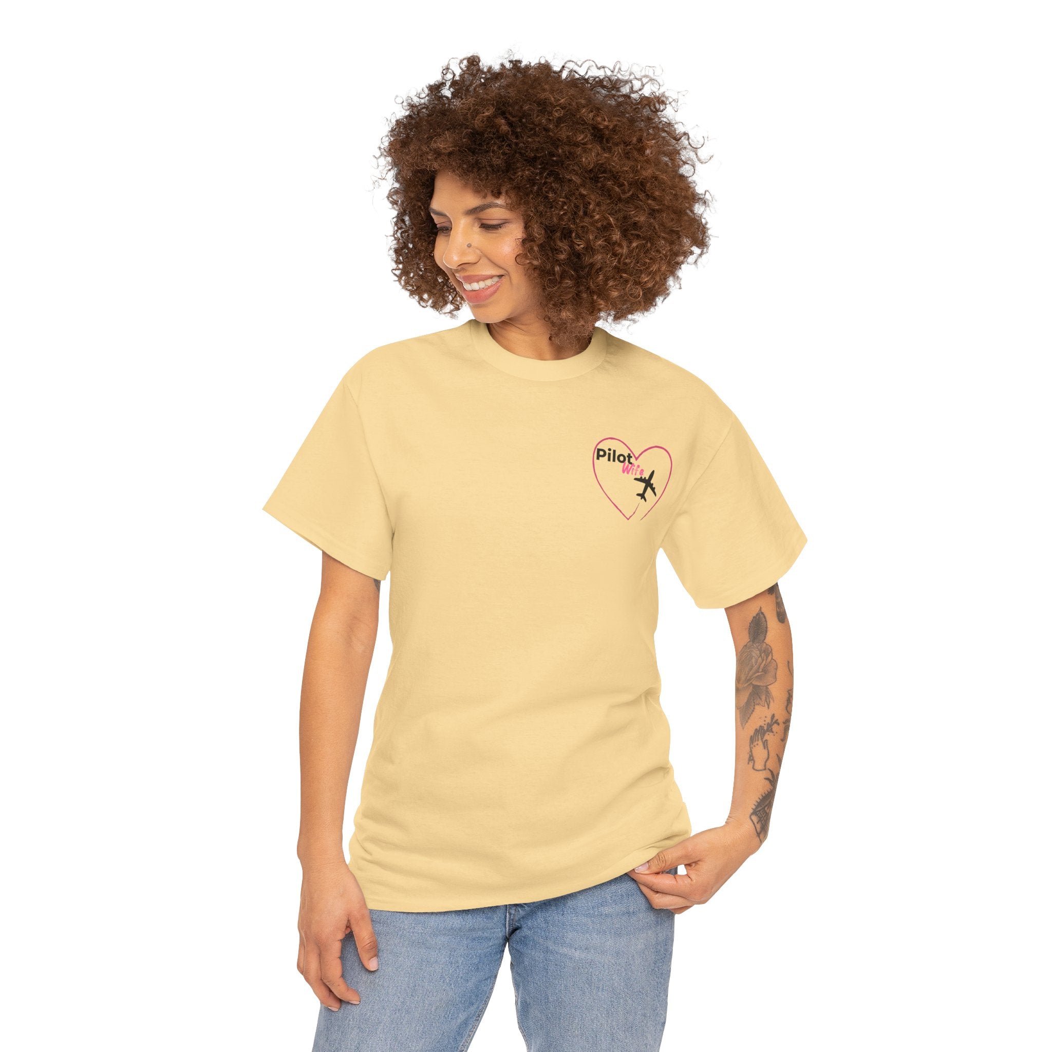 Pilot Wife t-shirt. pilots. gifts. for her. aviation. planes. pilot. anniversary.