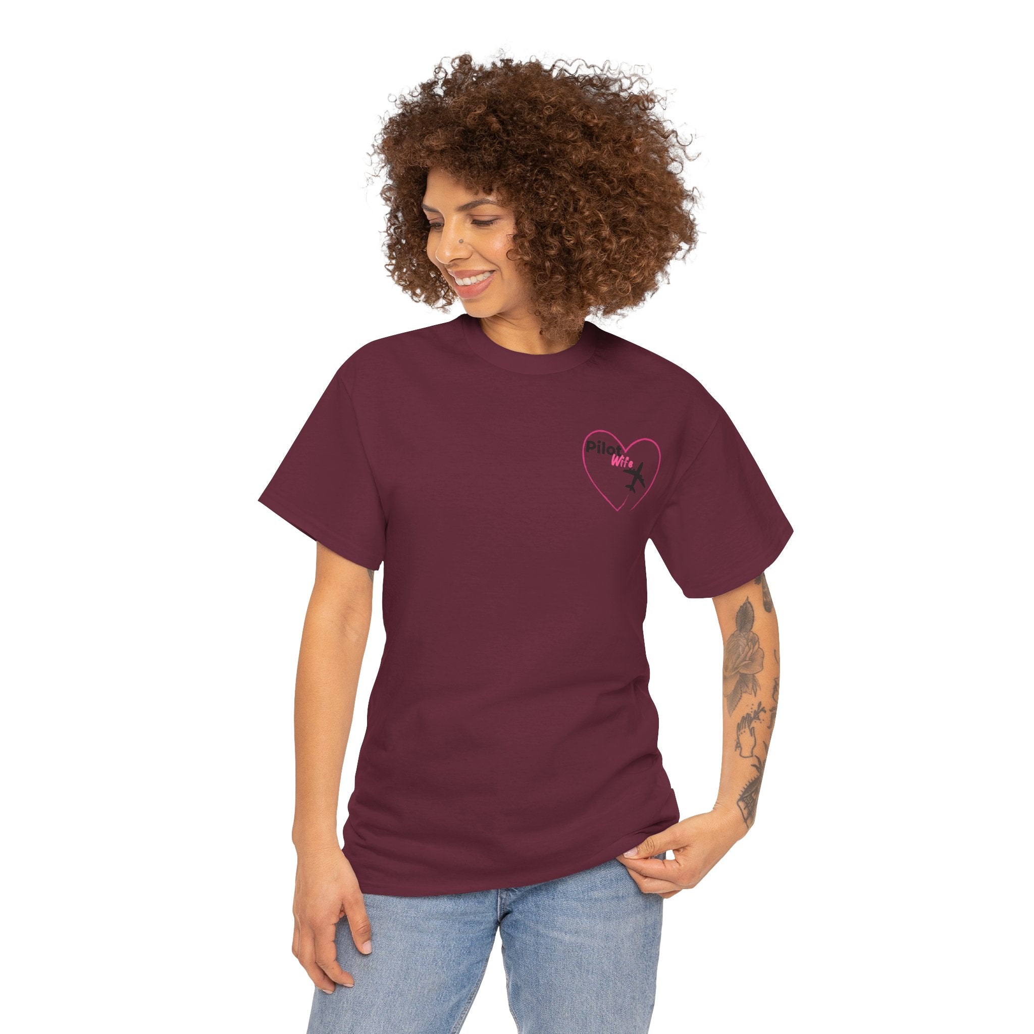 Pilot Wife t-shirt. pilots. gifts. for her. aviation. planes. pilot. anniversary.