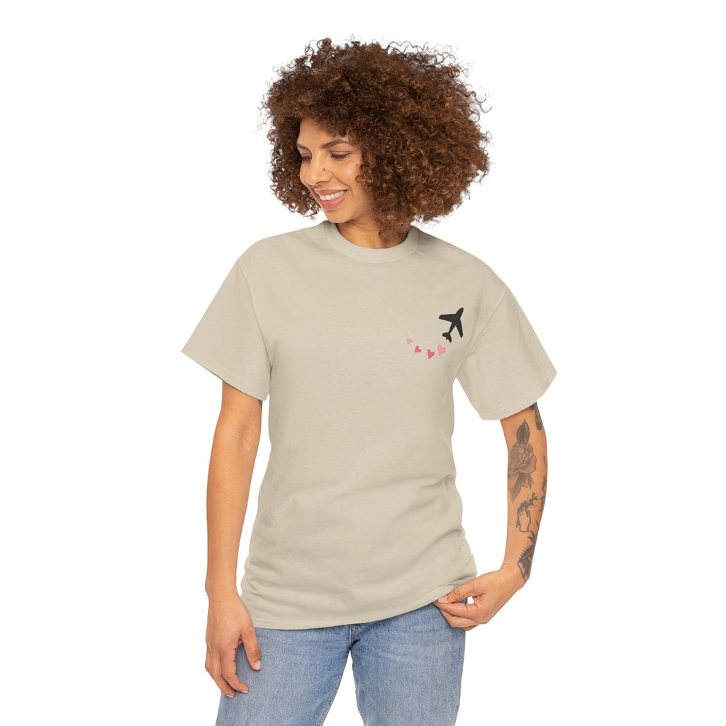 LOVE CHEMTRAILS. aviation t-shirt. pilots. love. hearts
