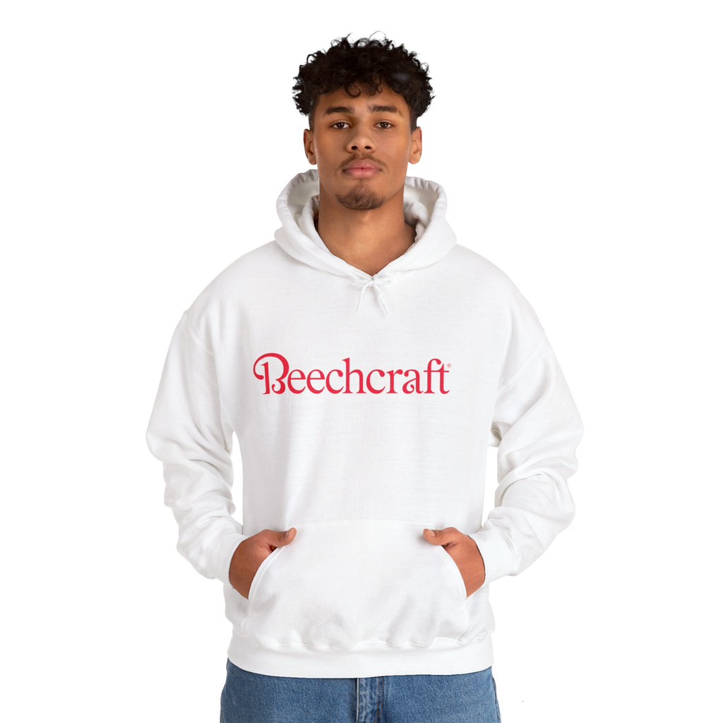 BEECHCRAFT. AVIATION HOODIE. gift for pilots. graphic design. (logo)