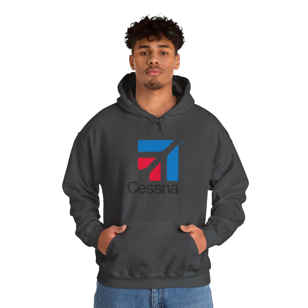 CESSNA HOODIE. aviation t-shirt. aviation hoodie. gifts for pilots. (logo)